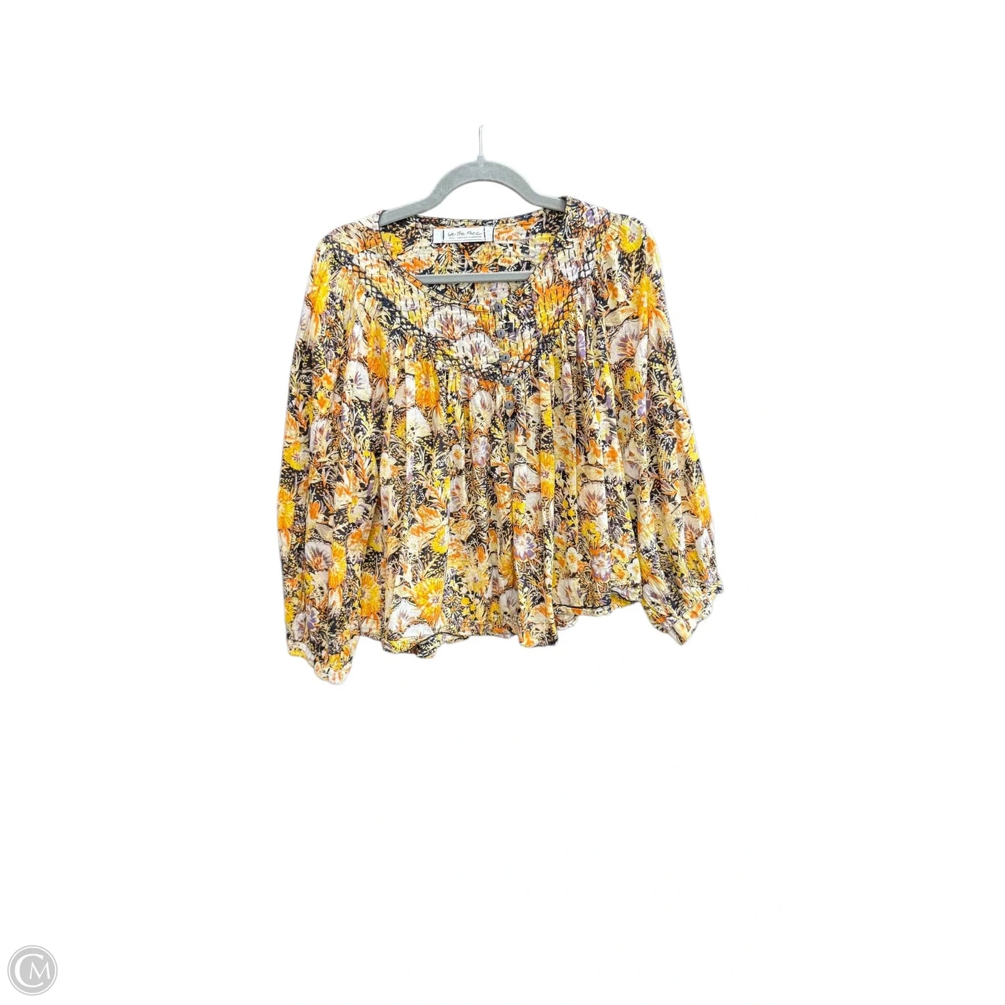 Top Long Sleeve By We The Free In Floral Print, Size: S