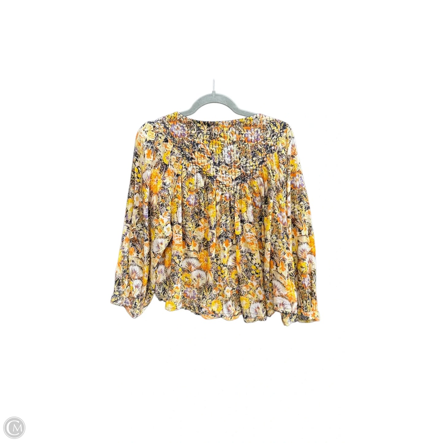 Top Long Sleeve By We The Free In Floral Print, Size: S