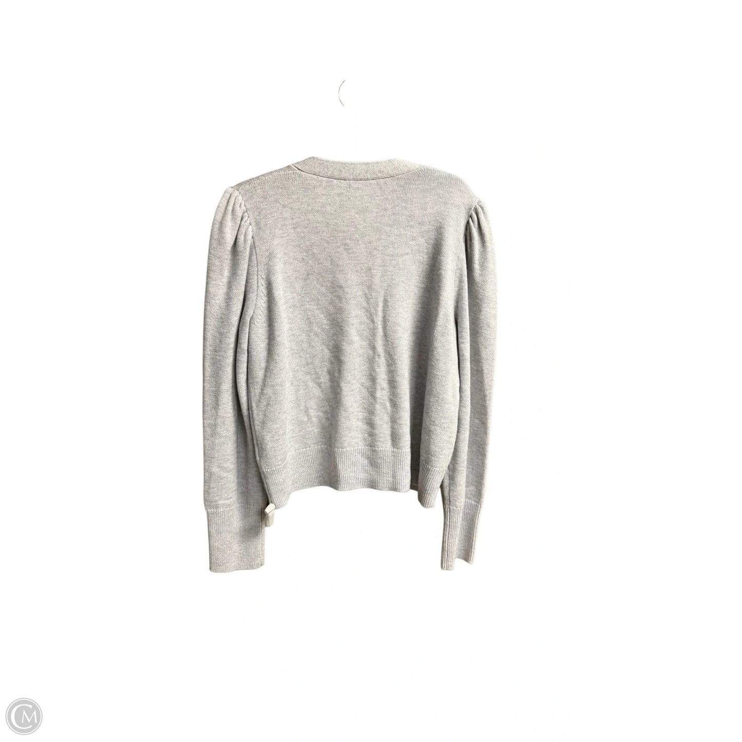 Cardigan Designer By Kate Spade In Grey, Size: Xl