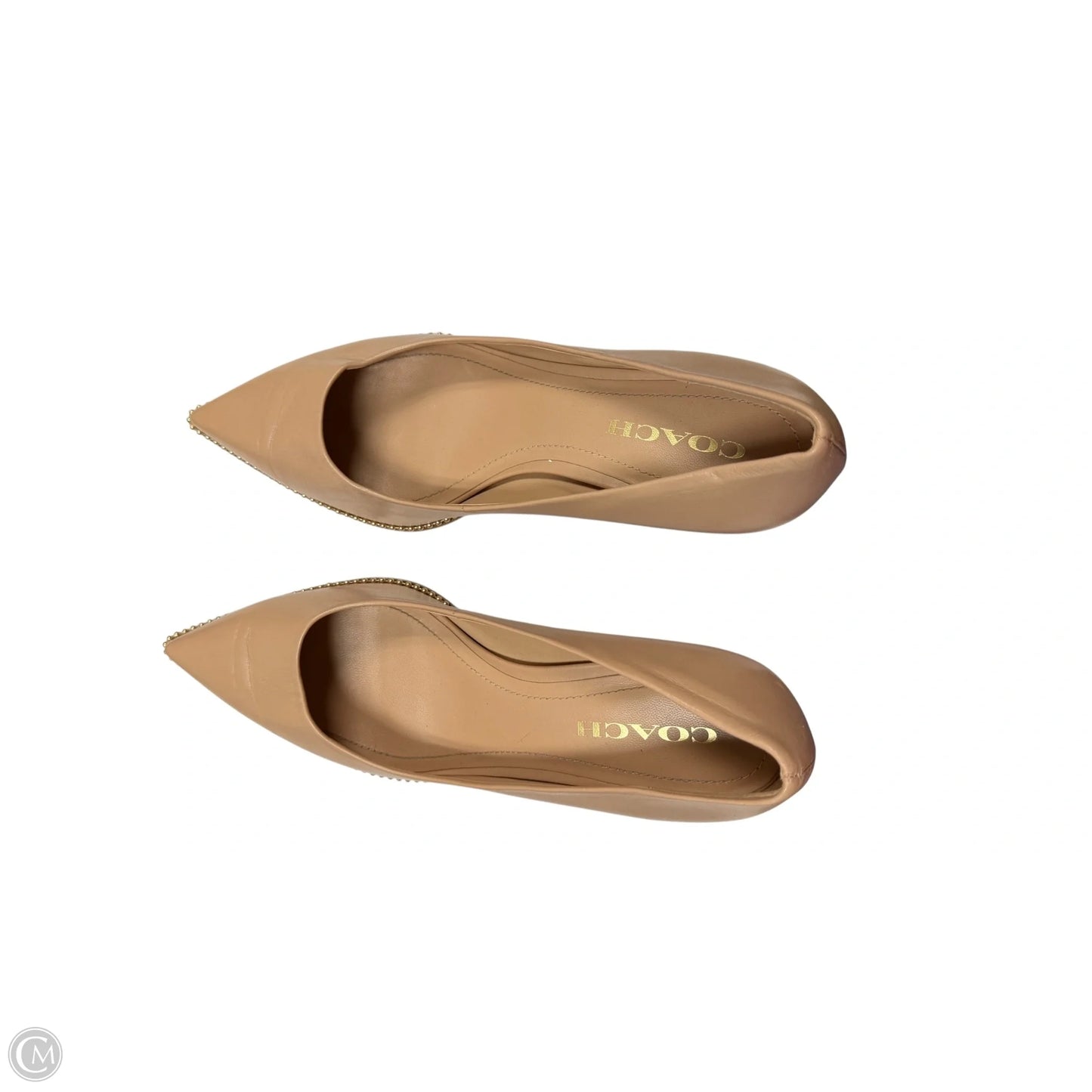 Shoes Designer By Coach In Tan, Size: 9.5