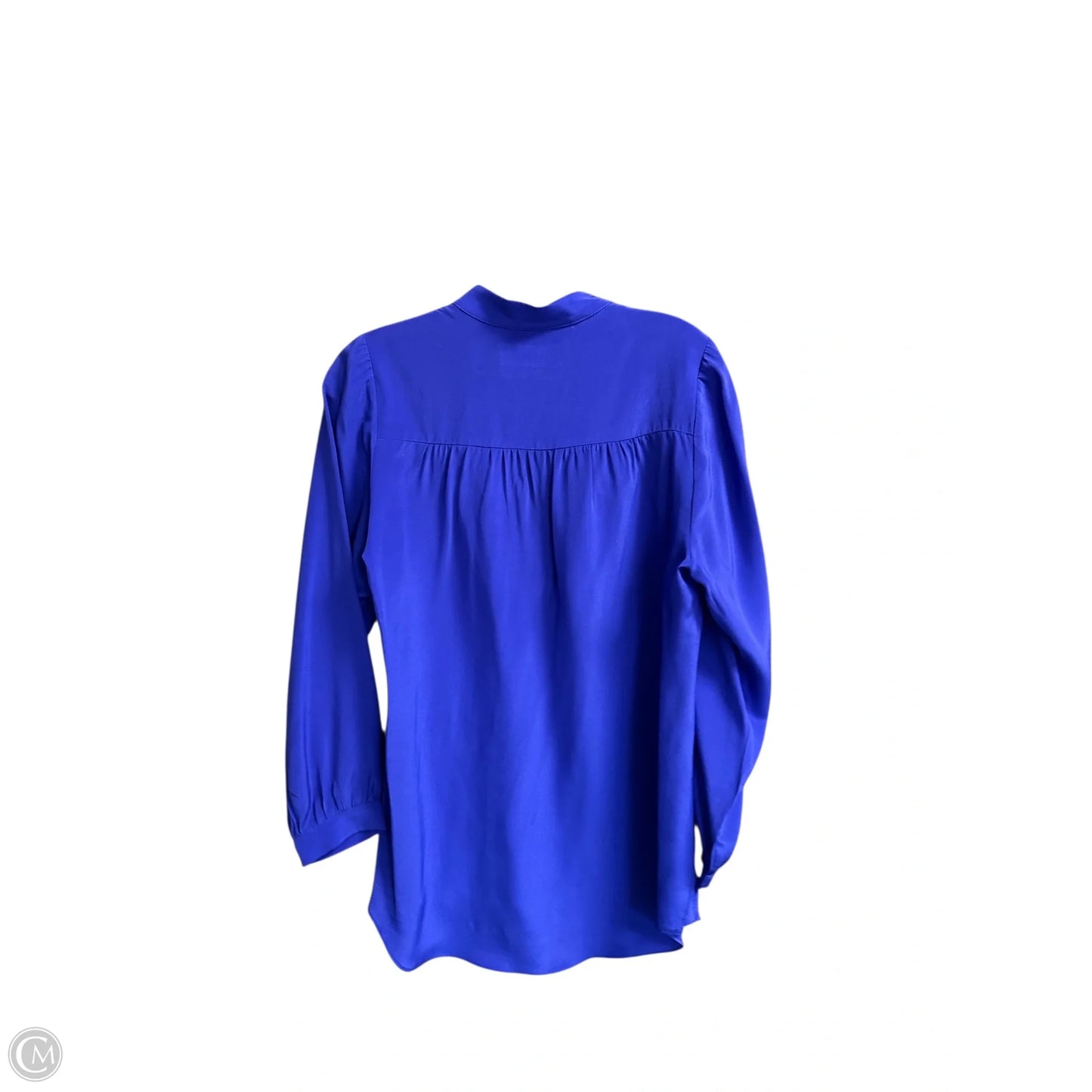 Top 3/4 Sleeve By Amanda Uprichard In Blue, Size: S