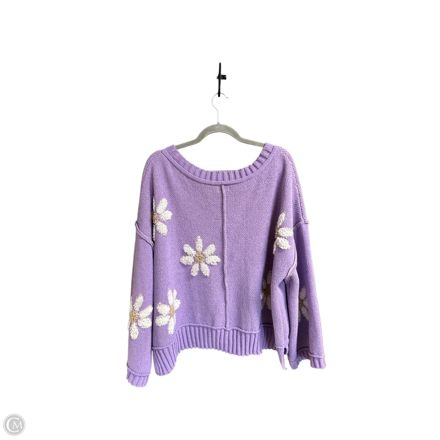 Sweater By Pol In Purple, Size: M