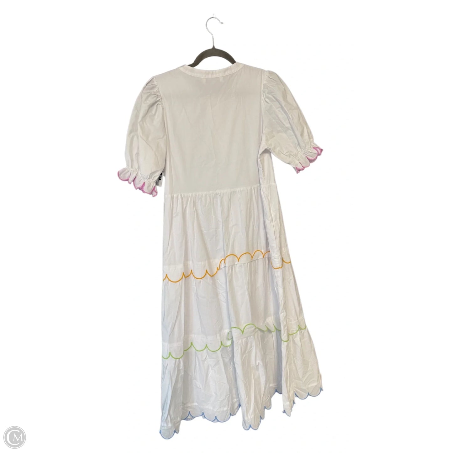 Dress Casual Midi By English Factory In White, Size: M