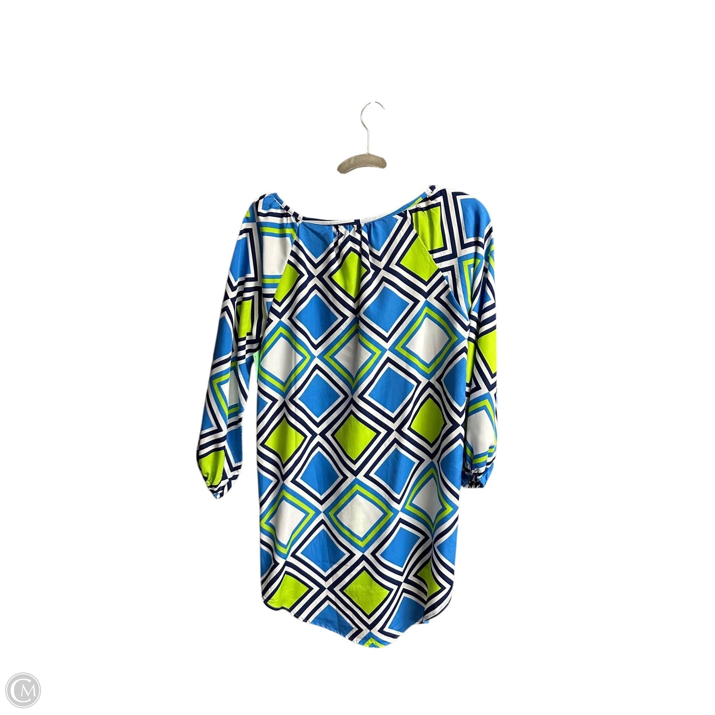 Tunic 3/4 Sleeve By Mudpie In Blue & Green, Size: S