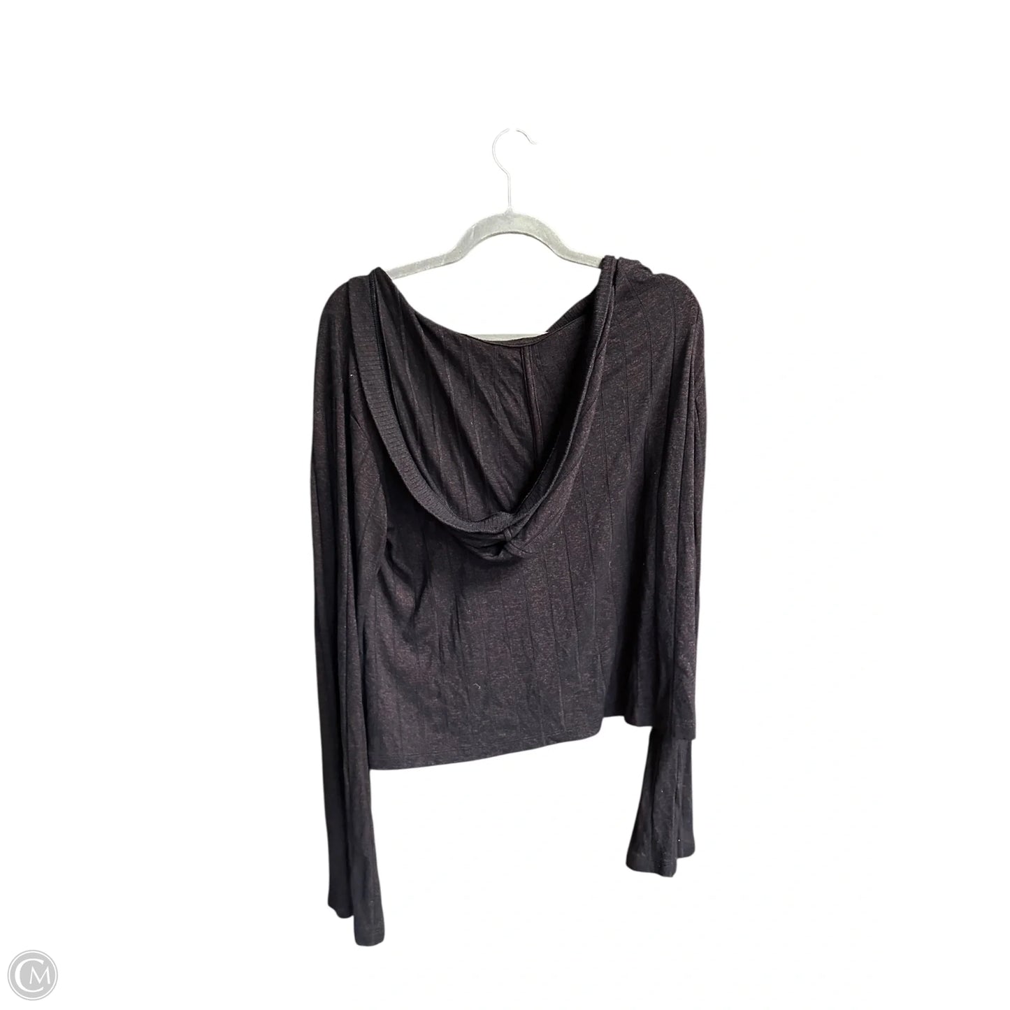 Top Long Sleeve By Athleta In Black & Brown, Size: M