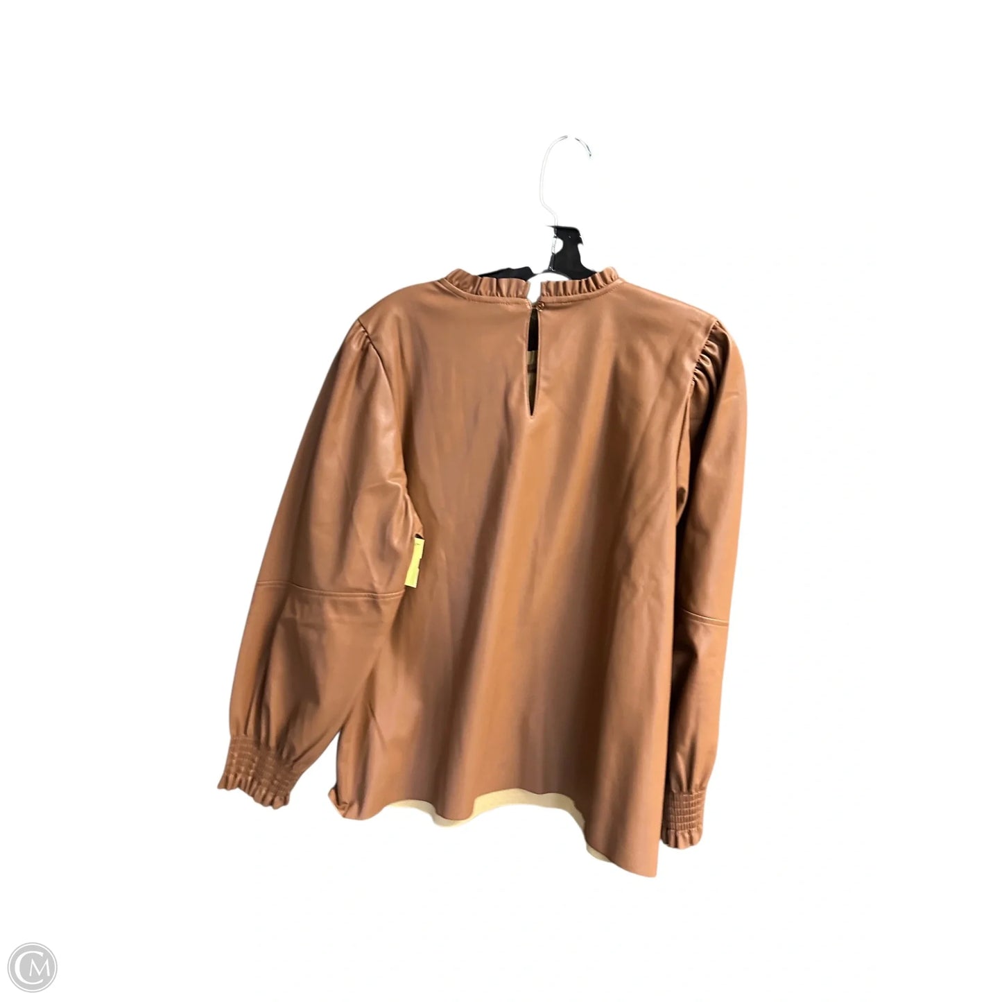 Top Long Sleeve By Mudpie In Brown, Size: S