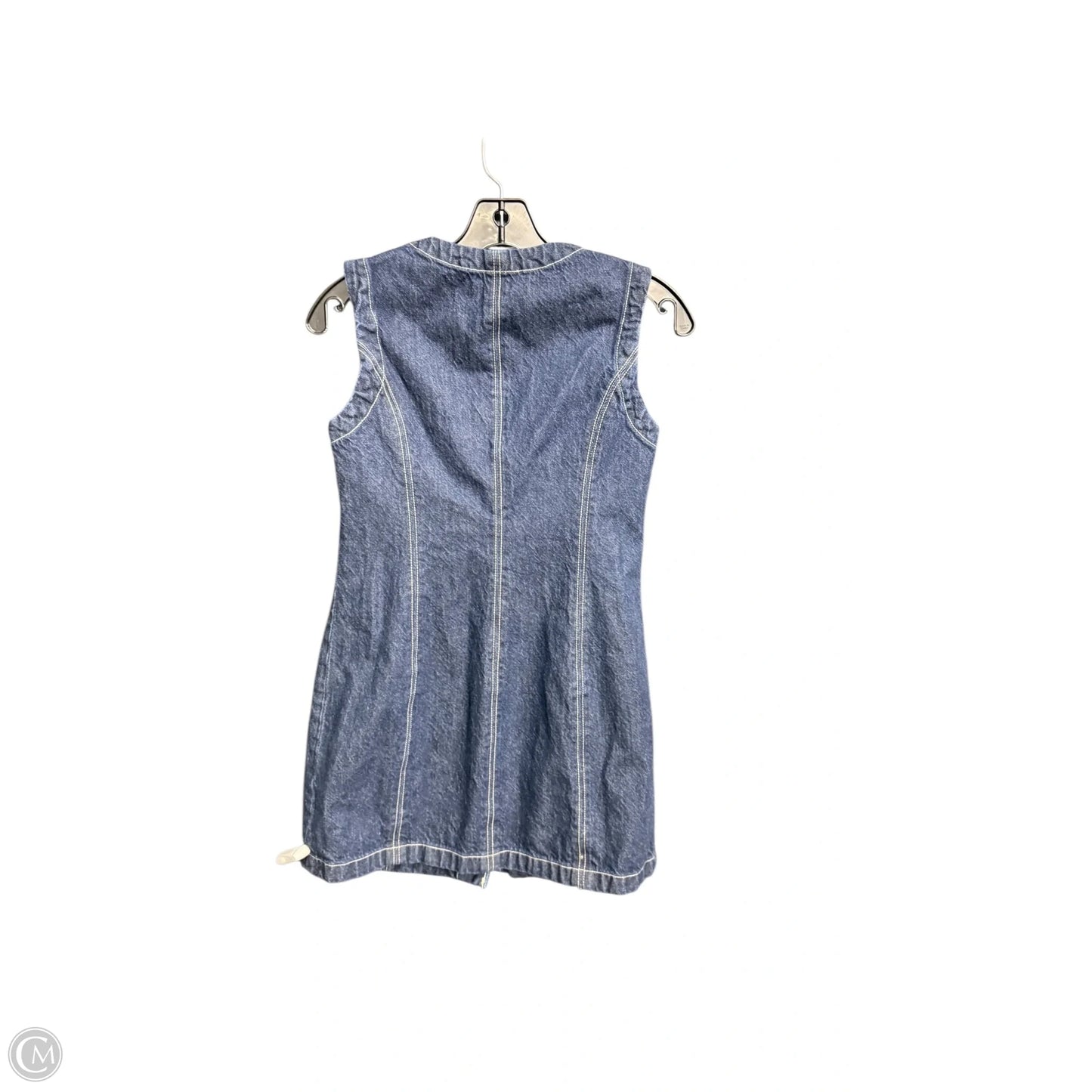 Dress Casual Short By Abercrombie And Fitch In Blue Denim, Size: Xsp