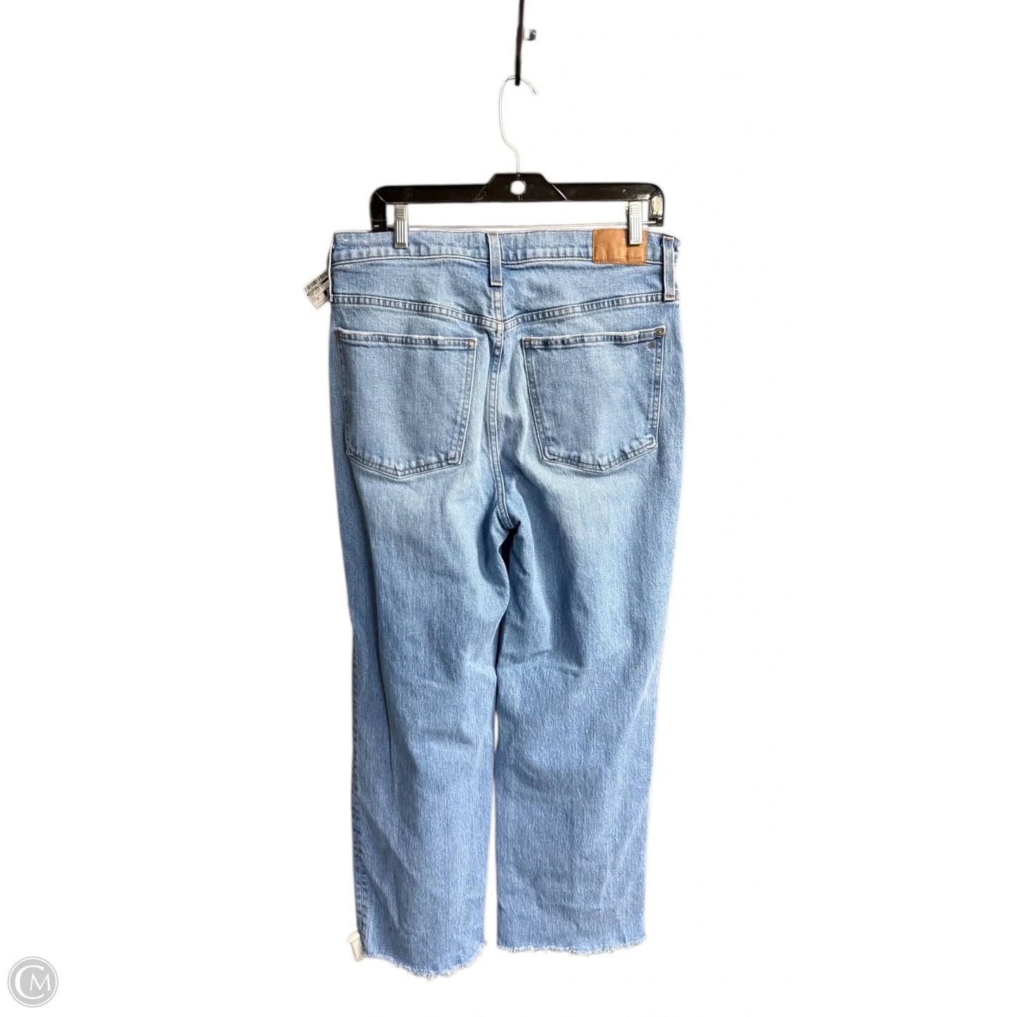 Jeans Wide Leg By Madewell In Blue Denim, Size: 10