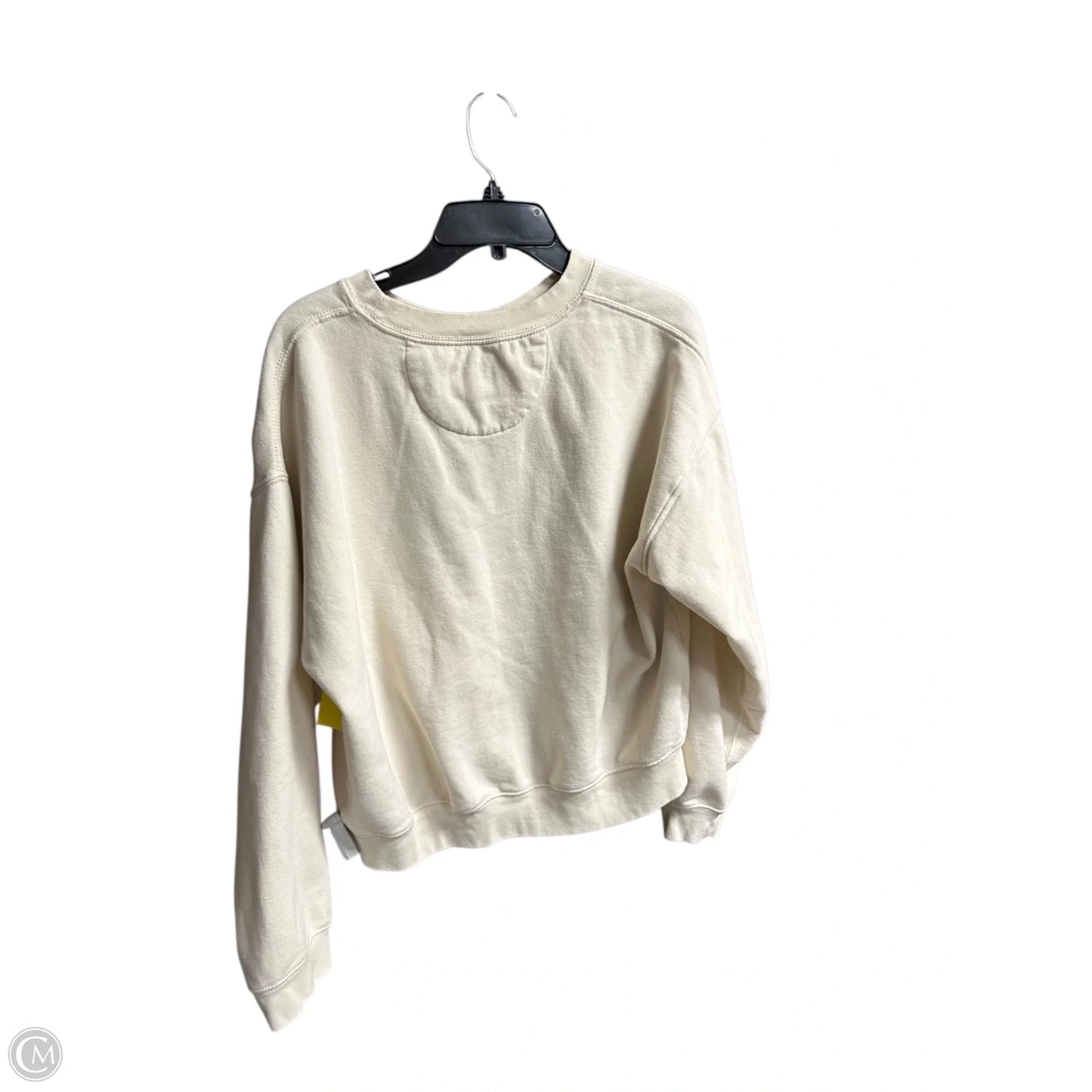 Sweatshirt Crewneck By American Eagle In Cream, Size: S