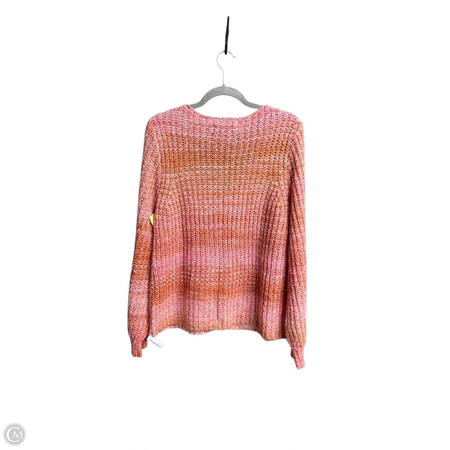 Sweater By Loft In Peach, Size: L
