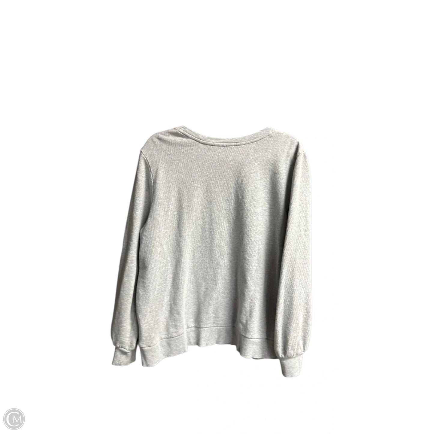 Top Long Sleeve By Loft In Grey, Size: L
