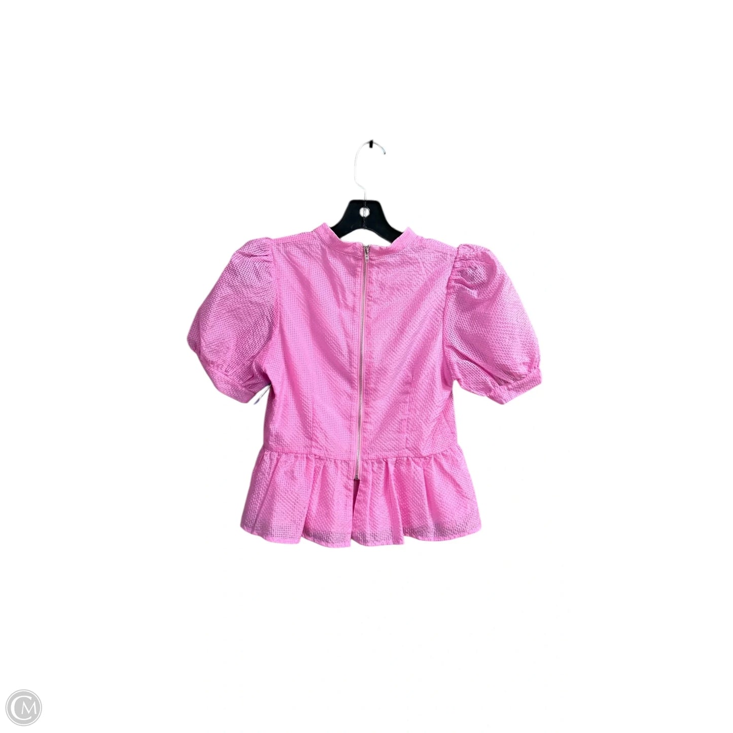 Top Short Sleeve By Tcec In Pink, Size: S