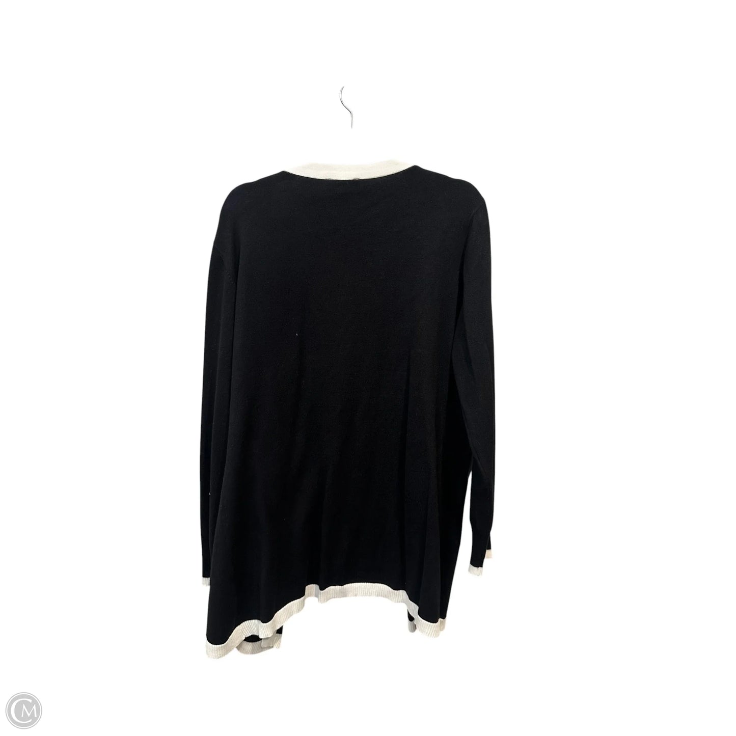Cardigan Designer By Neiman Marcus In Black, Size: Xl