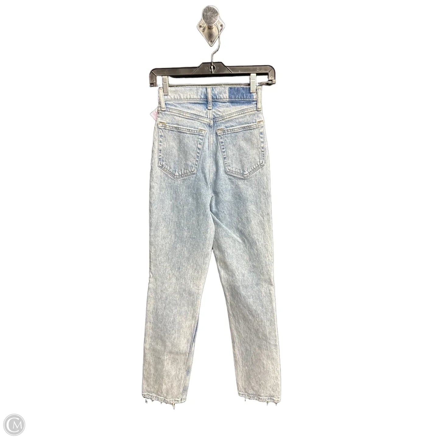 Jeans Straight By Abercrombie And Fitch In Blue Denim, Size: 0