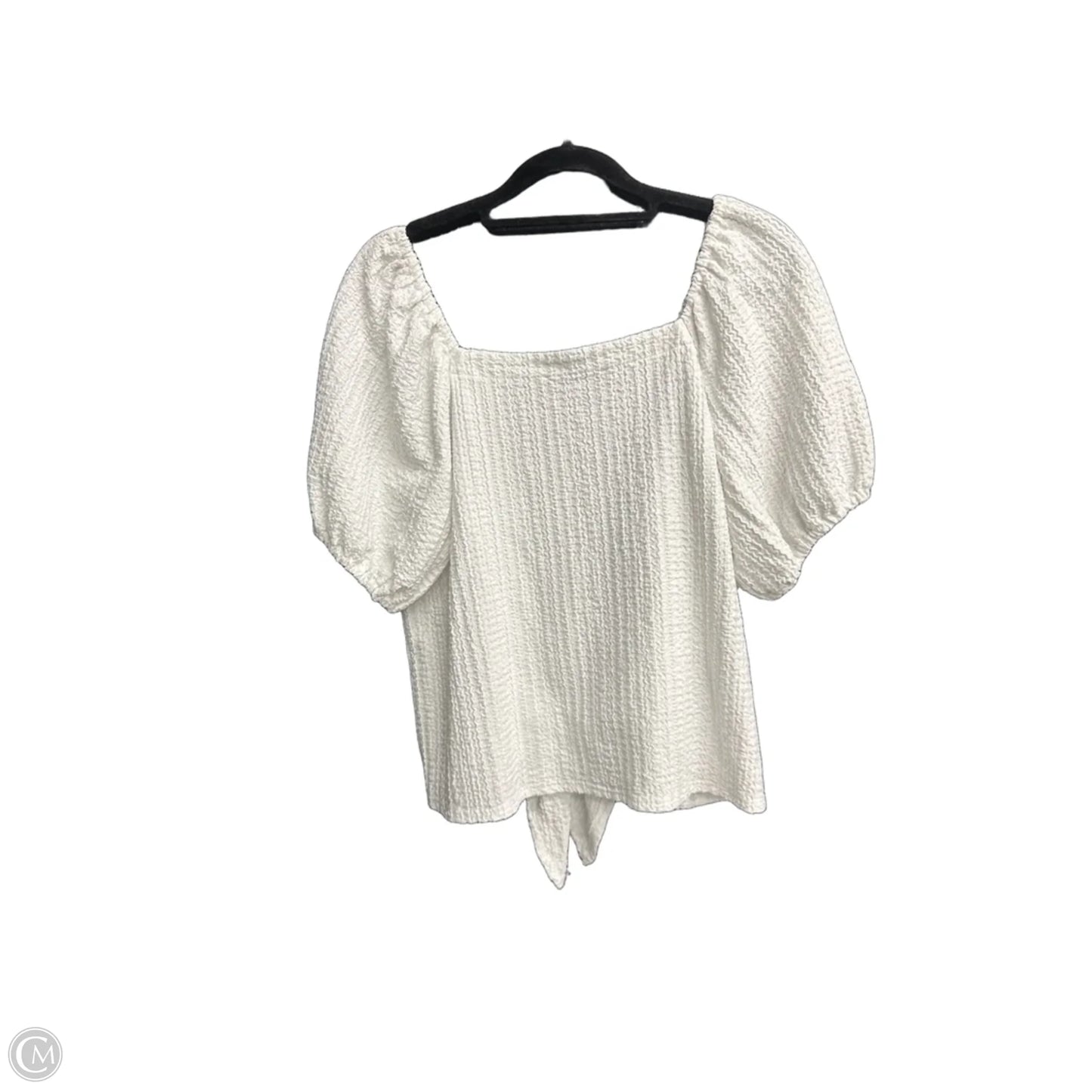 Top Short Sleeve By Loft In White, Size: Xs