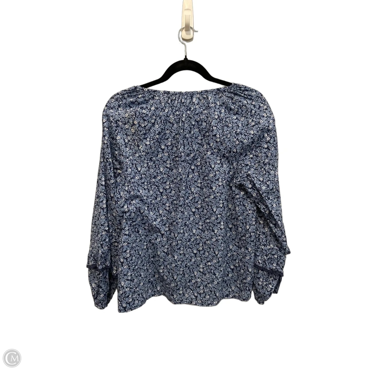 Top Long Sleeve By J. Crew In Floral Print, Size: S