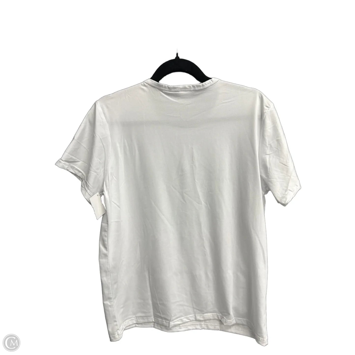 Top Short Sleeve Basic By Clothes Mentor In White, Size: S