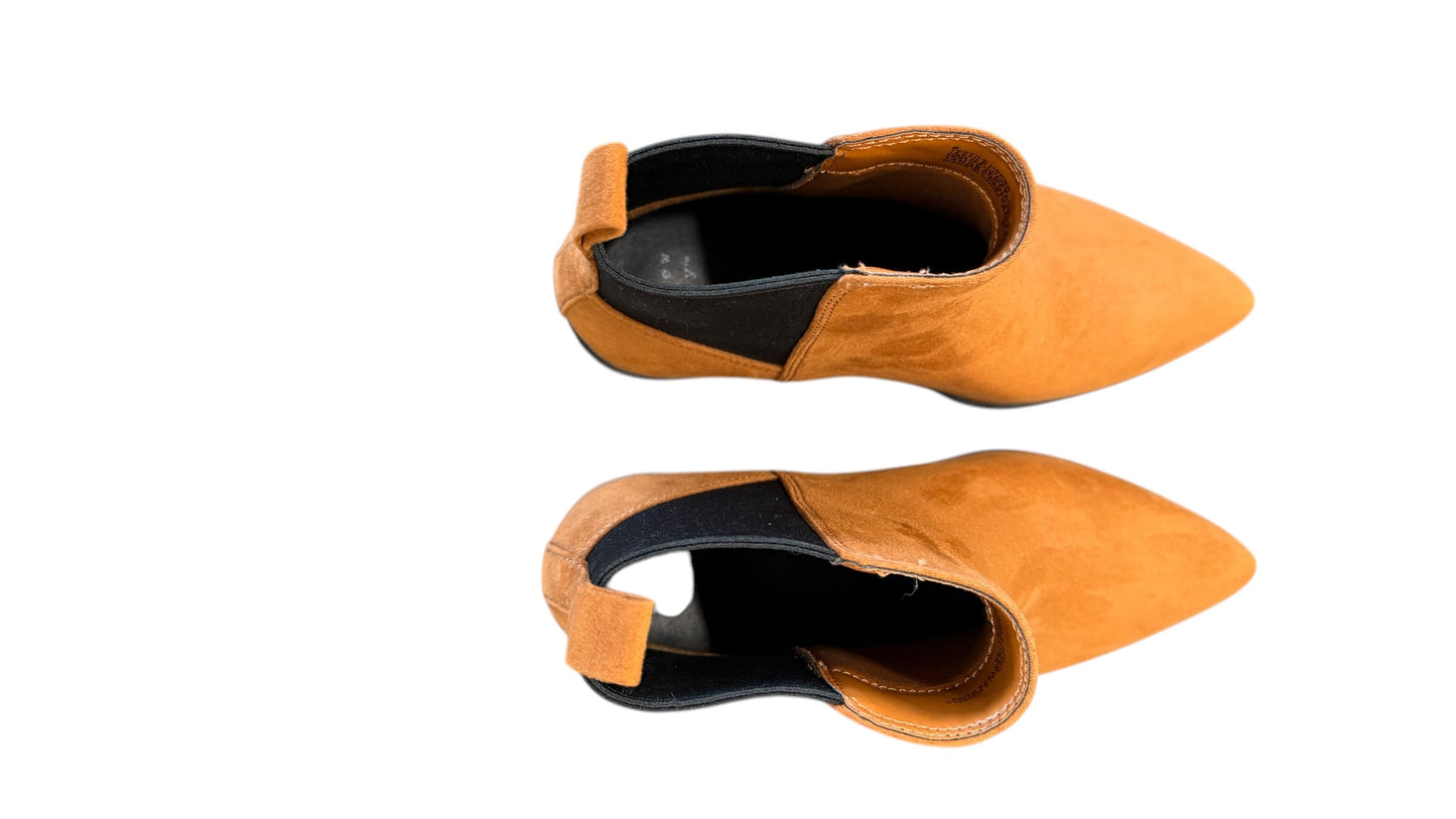 Boots Ankle Heels By A New Day In Brown, Size: 8