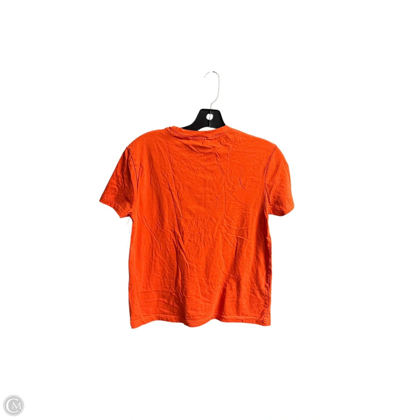 Top Short Sleeve By Zara In Orange, Size: S