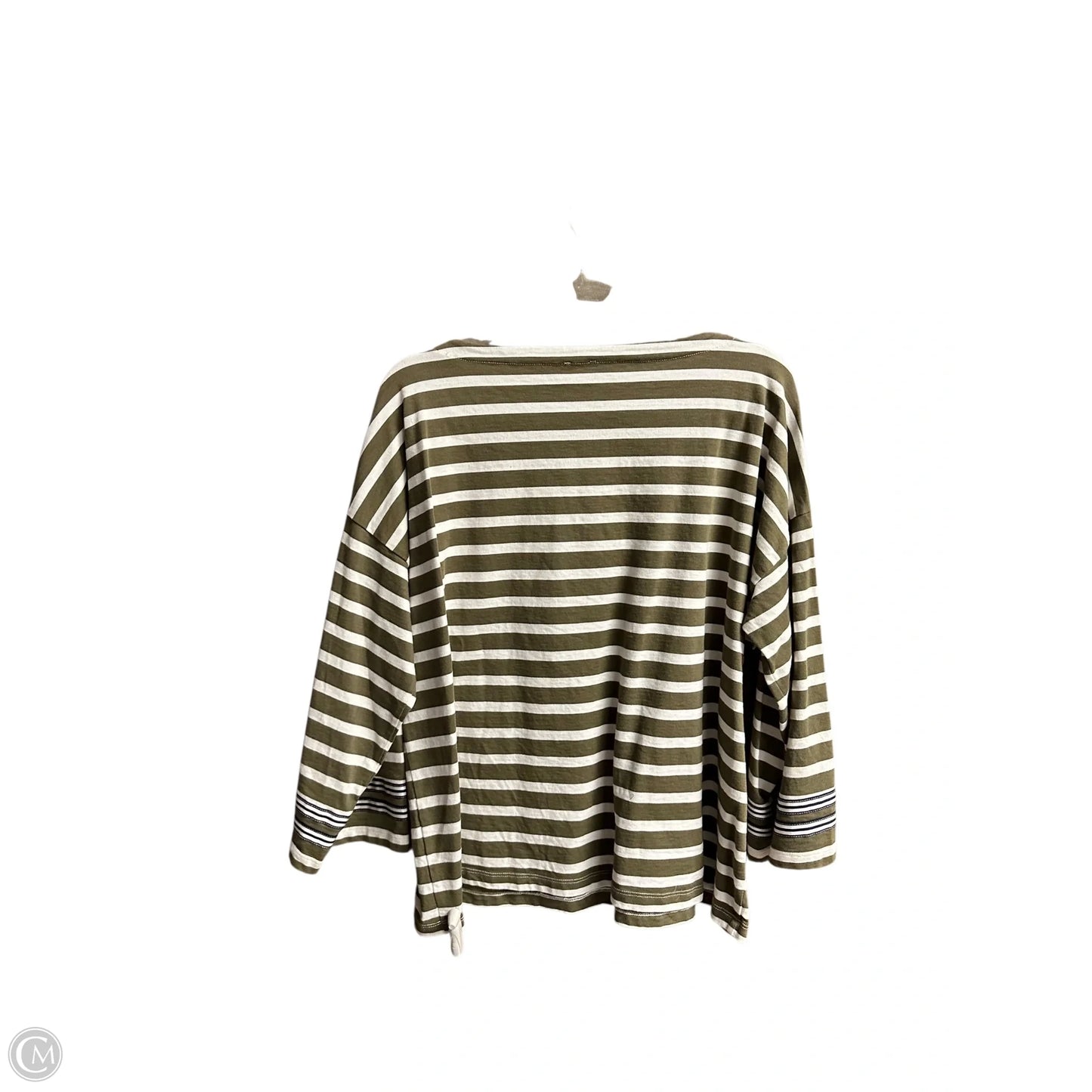 Top Long Sleeve By J. Crew In Striped Pattern, Size: L