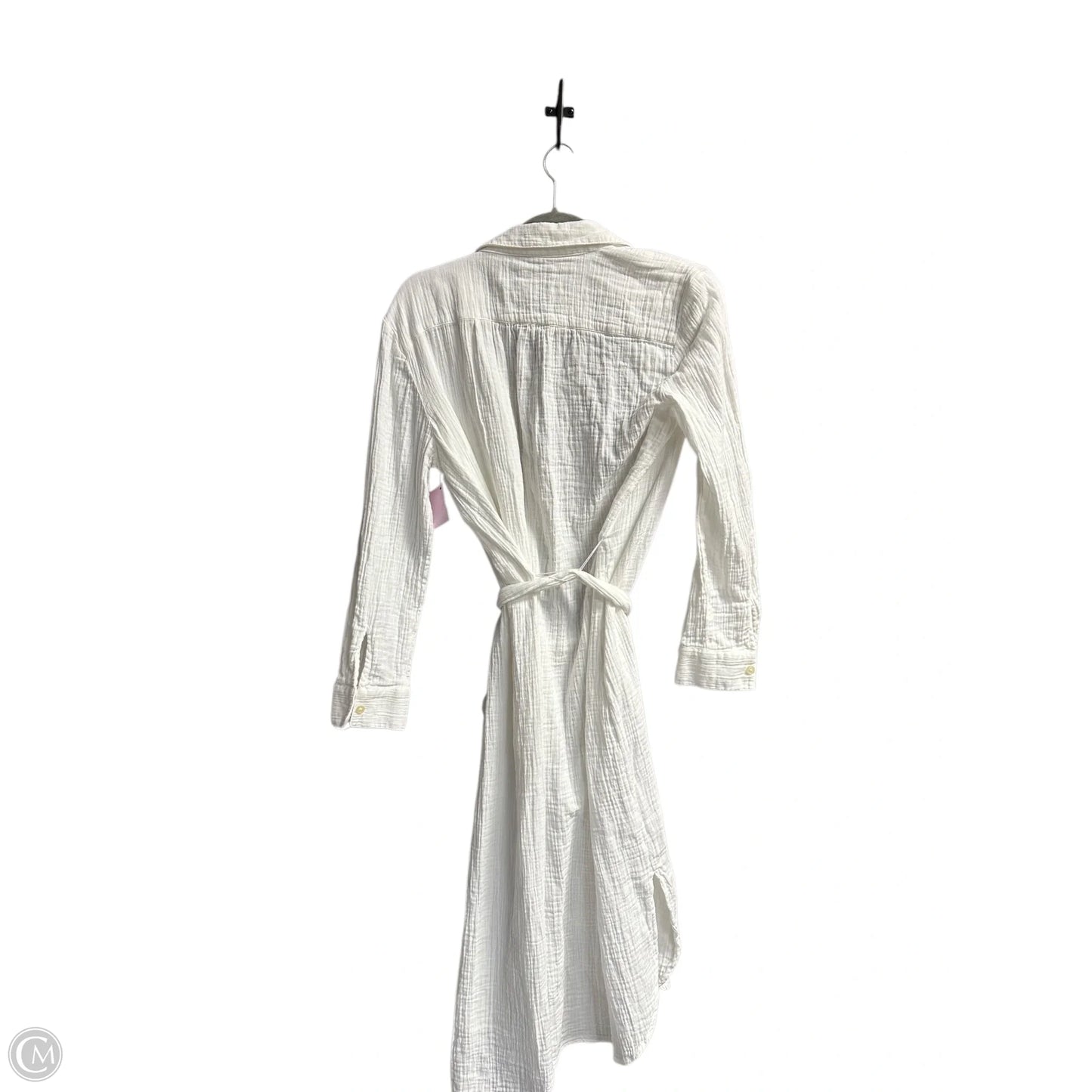 Dress Casual Maxi By Loft In White, Size: L