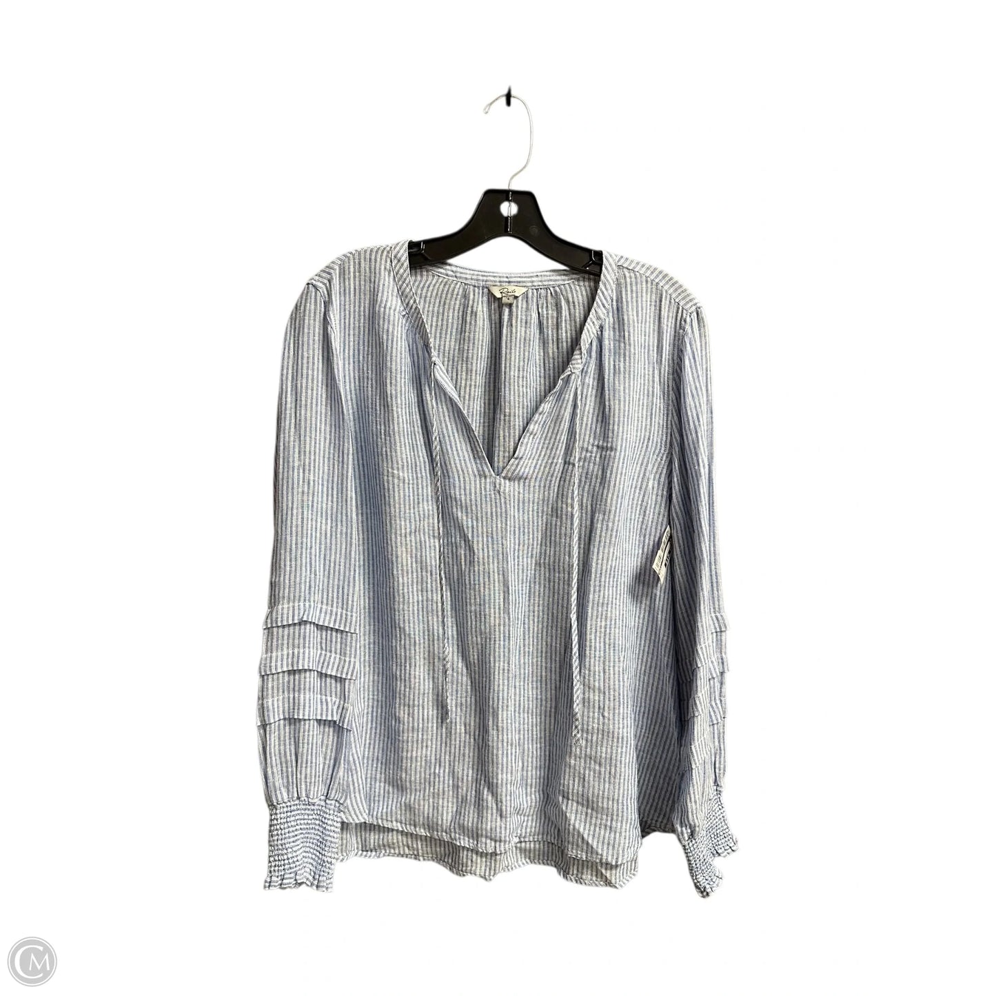 Top Long Sleeve By Rails In Striped Pattern, Size: S