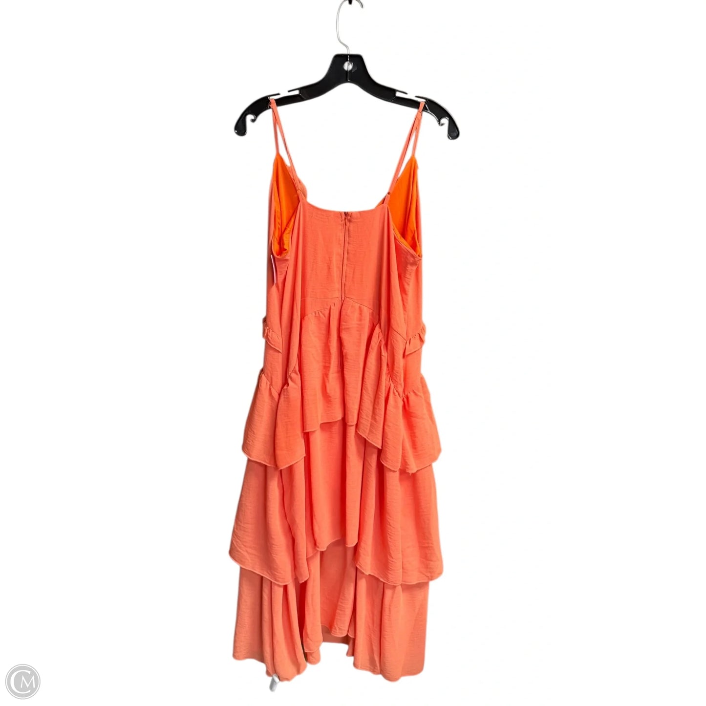 Dress Casual Maxi By Clothes Mentor In Orange, Size: L