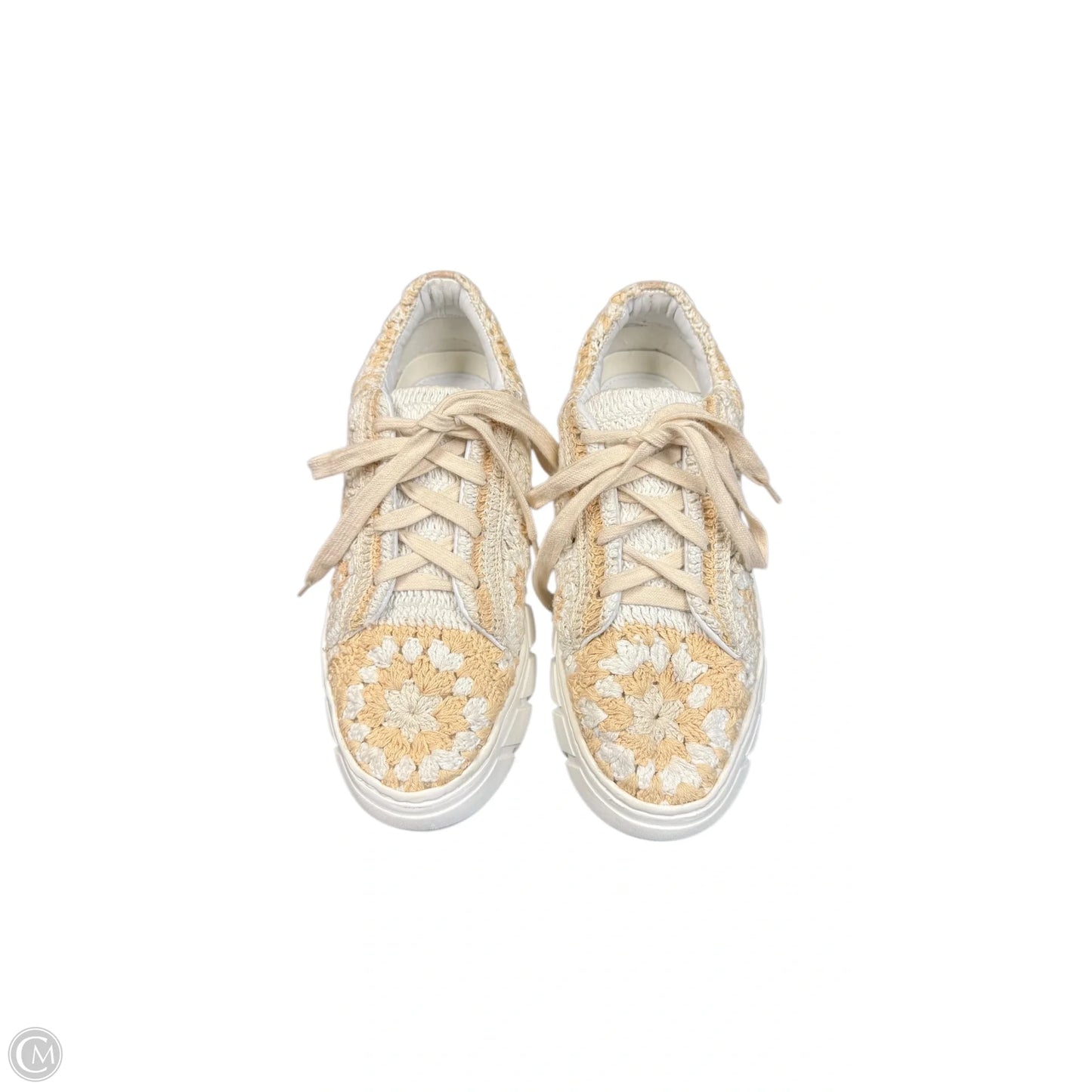Shoes Sneakers By Free People In Cream, Size: 9