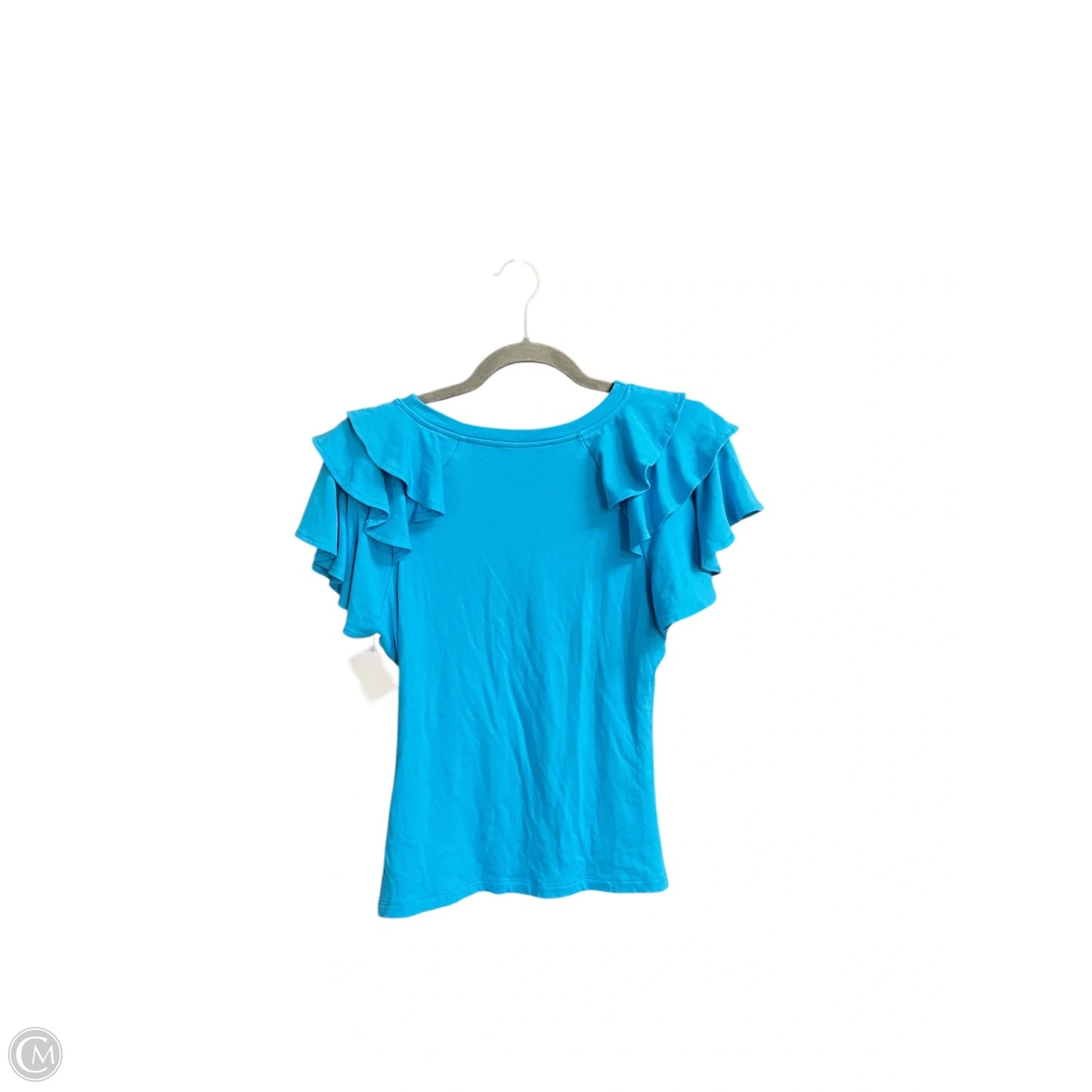 Top Short Sleeve By English Factory In Blue, Size: Xs