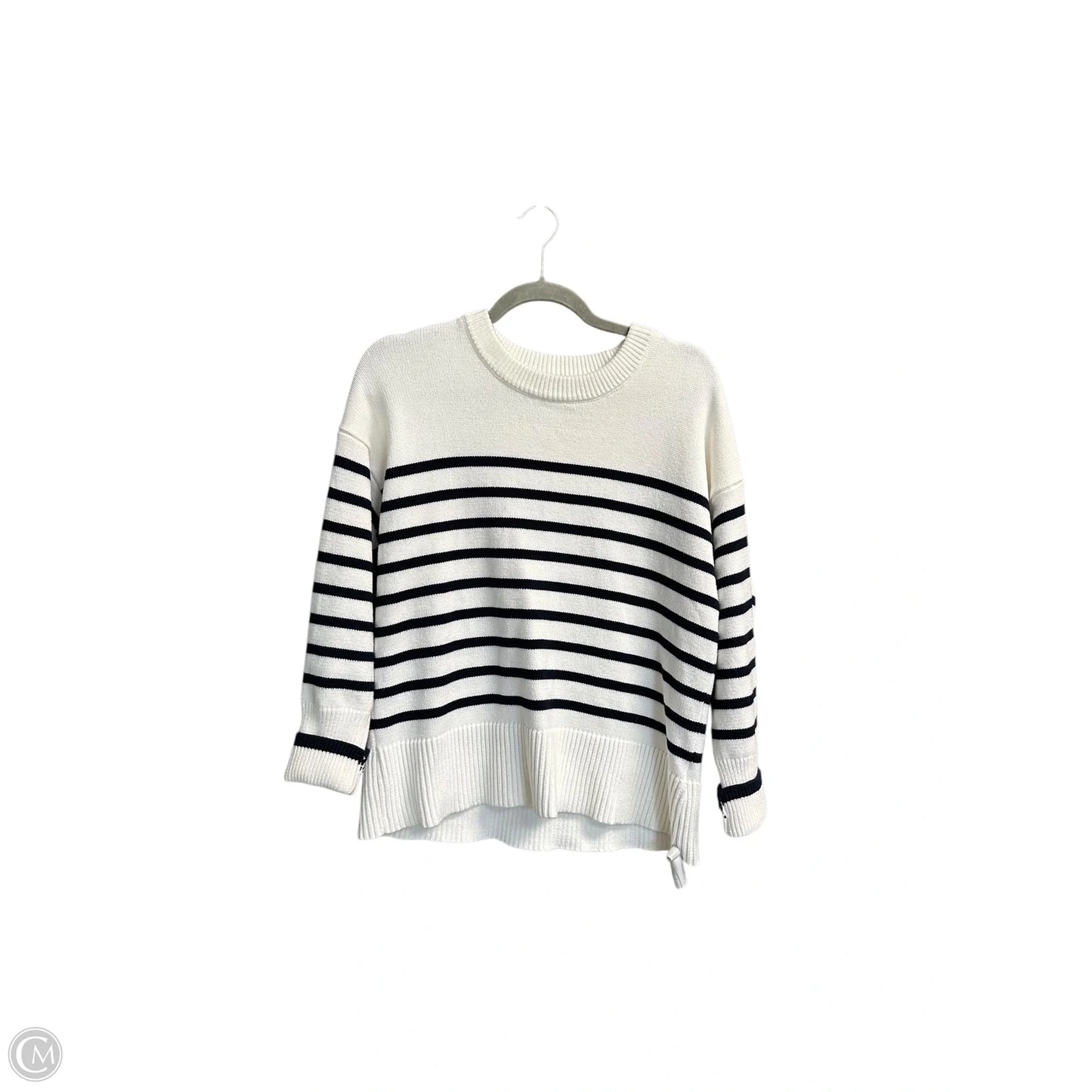 Sweater By Philosophy In Striped Pattern, Size: M