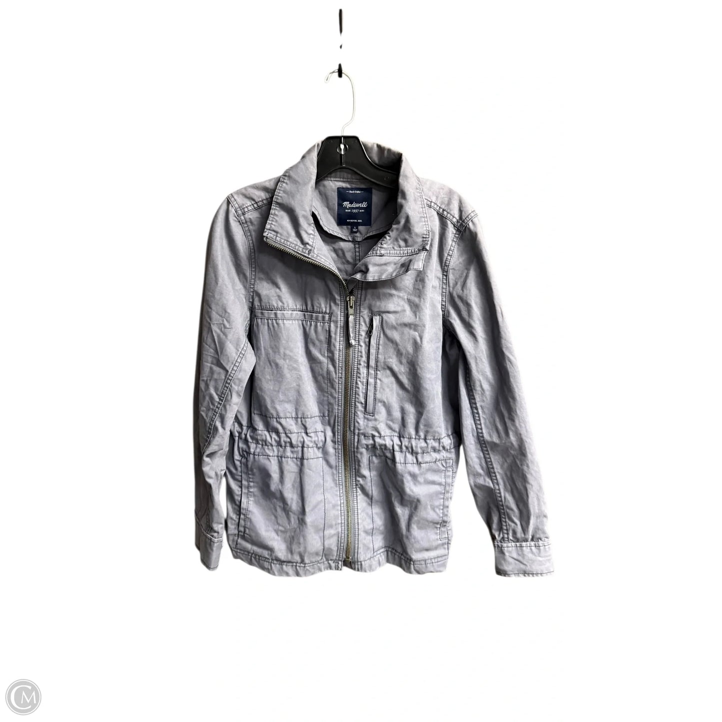 Jacket Utility By Madewell In Grey, Size: L