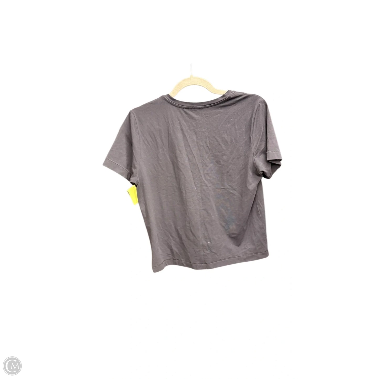 Athletic Top Short Sleeve By Nobull In Black, Size: S