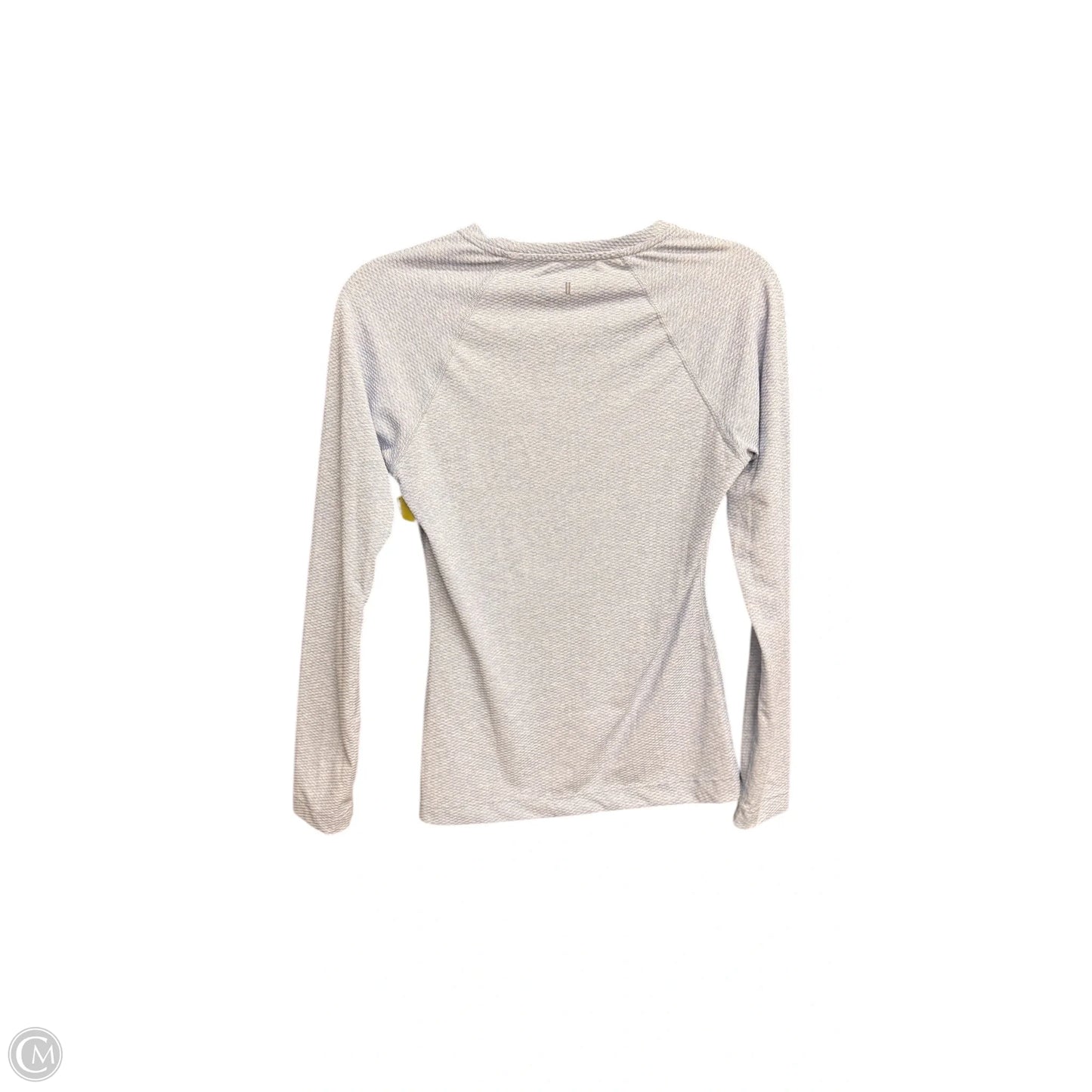 Athletic Top Long Sleeve Collar By Nobull In Blue, Size: Xs