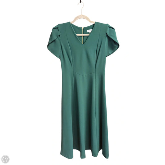 Dress Work By Calvin Klein In Green, Size: 4