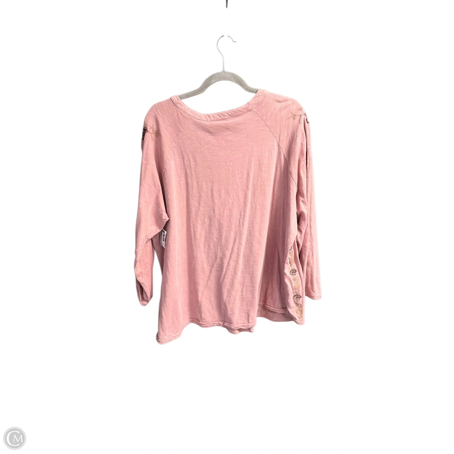 Top Long Sleeve By Cynthia Rowley In Mauve, Size: 3x