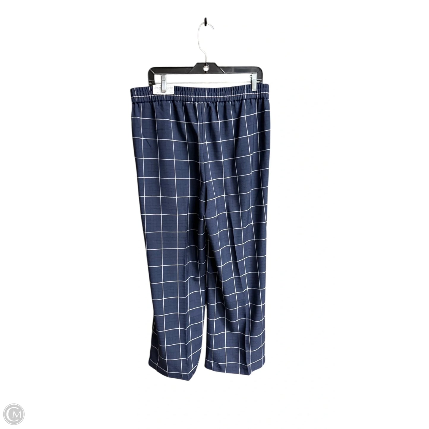 Pants Dress By Chicos In Blue & White, Size: 10