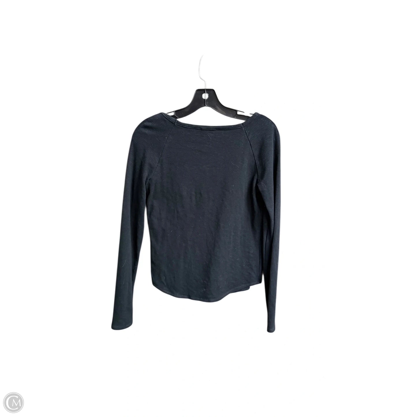 Top Long Sleeve By Madewell In Black, Size: S