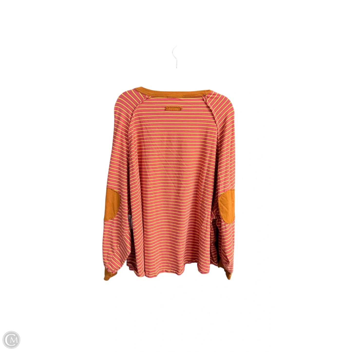 Top Long Sleeve By Fantastic Fawn In Striped Pattern, Size: L