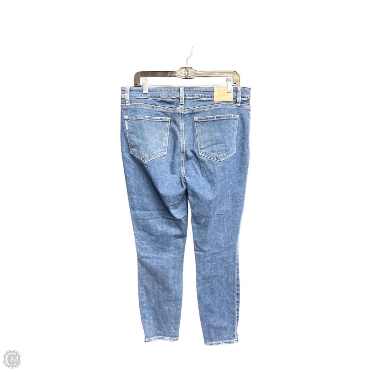 Jeans Skinny By Paige In Blue Denim, Size: 12