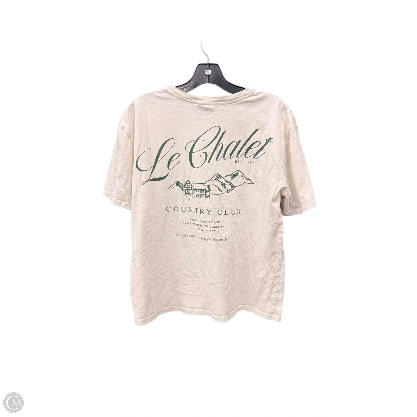 Top Short Sleeve By Universal Thread In White, Size: S