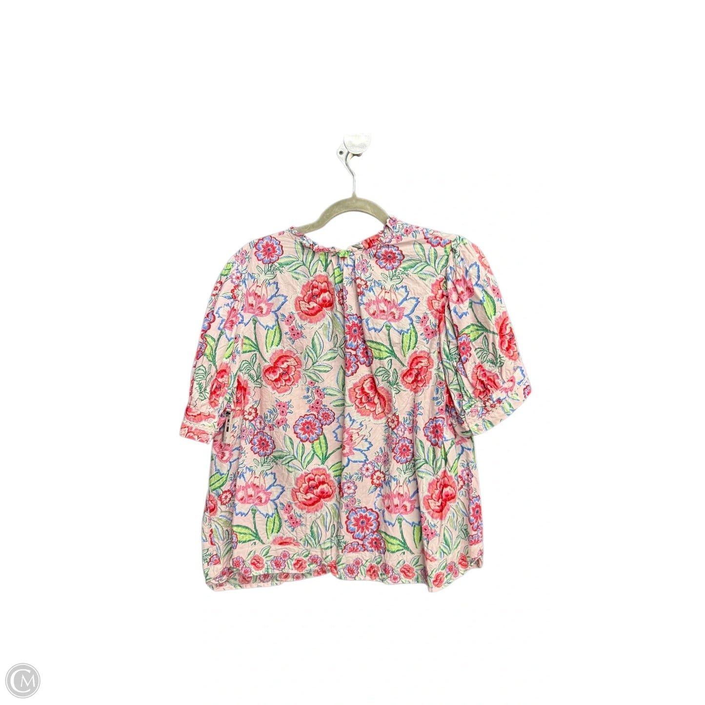 Top Short Sleeve By Crown And Ivy In Floral Print, Size: 2x