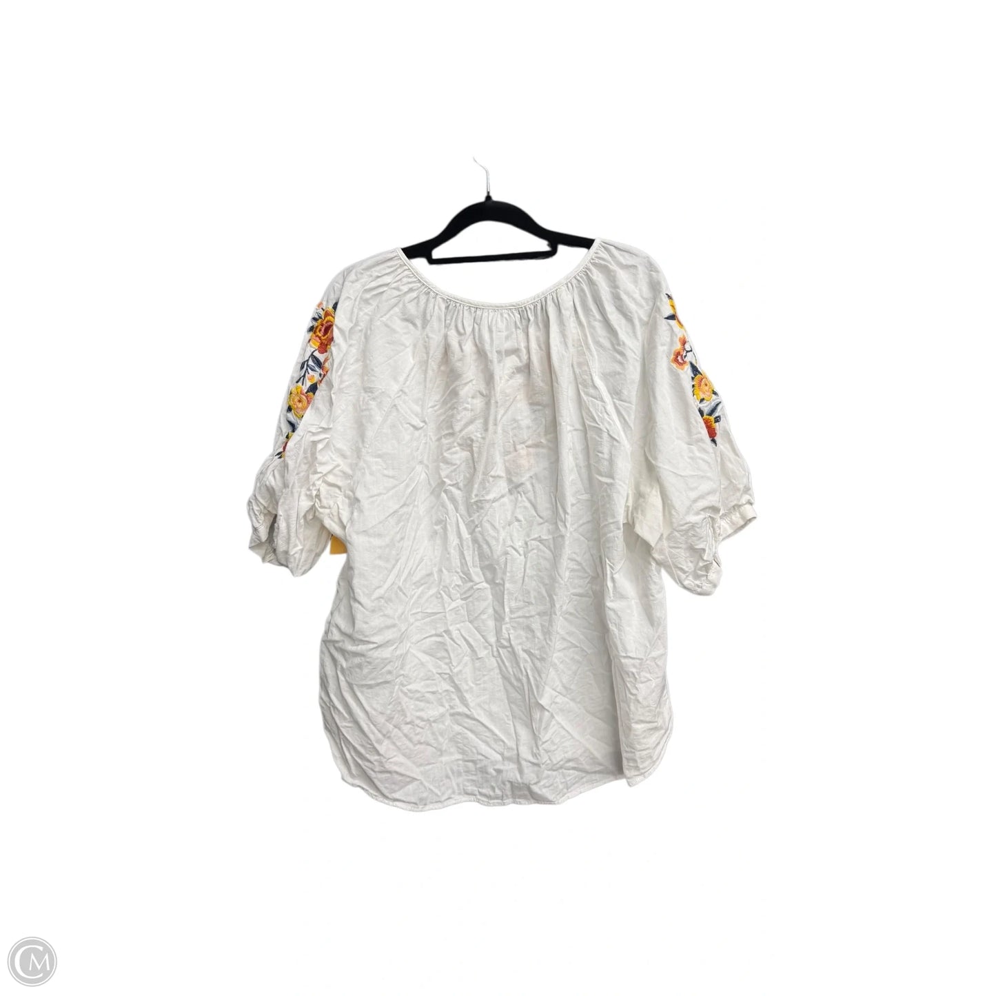 Top Short Sleeve By St Johns Bay In White, Size: Xl