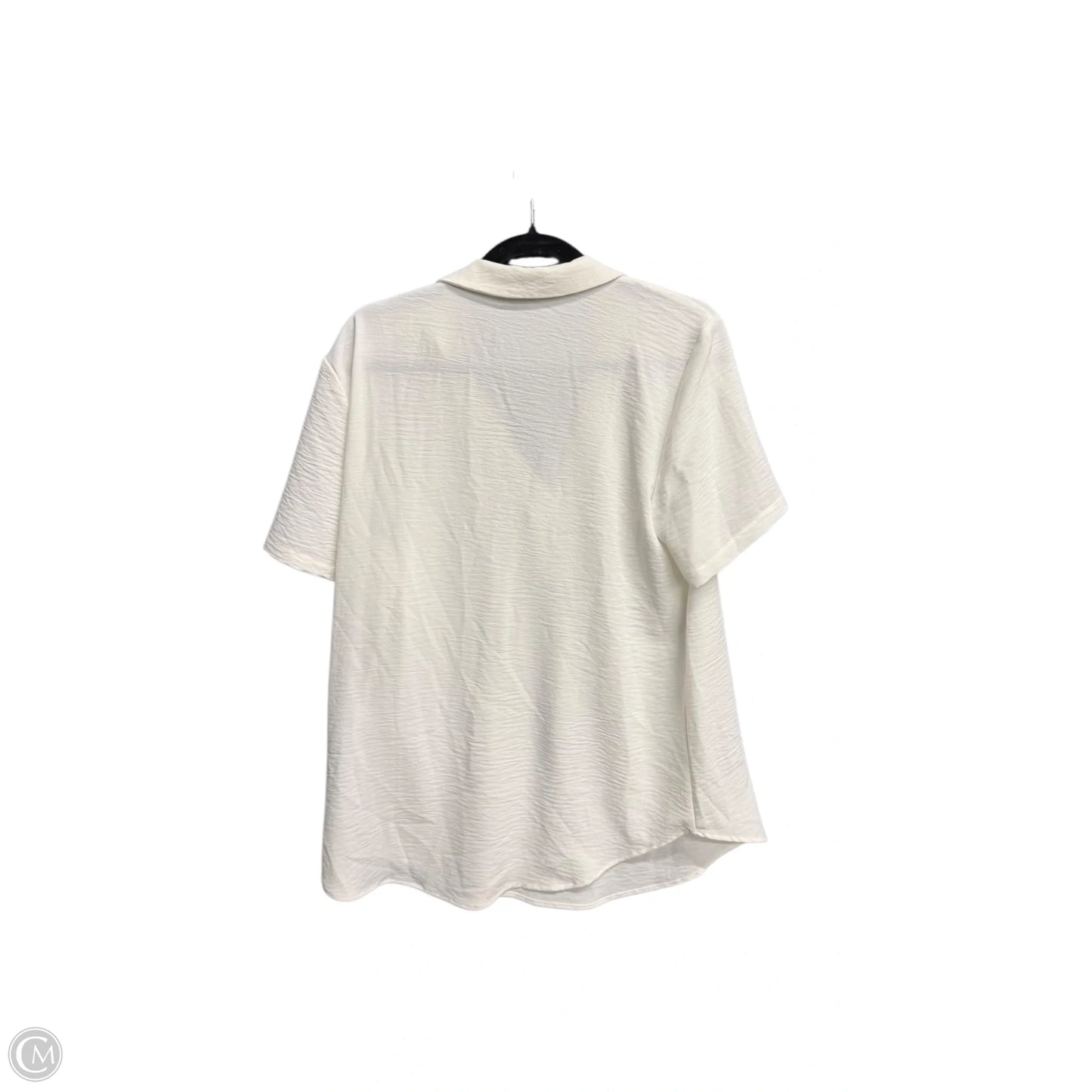 Top Short Sleeve By Hilary Radley In White, Size: M