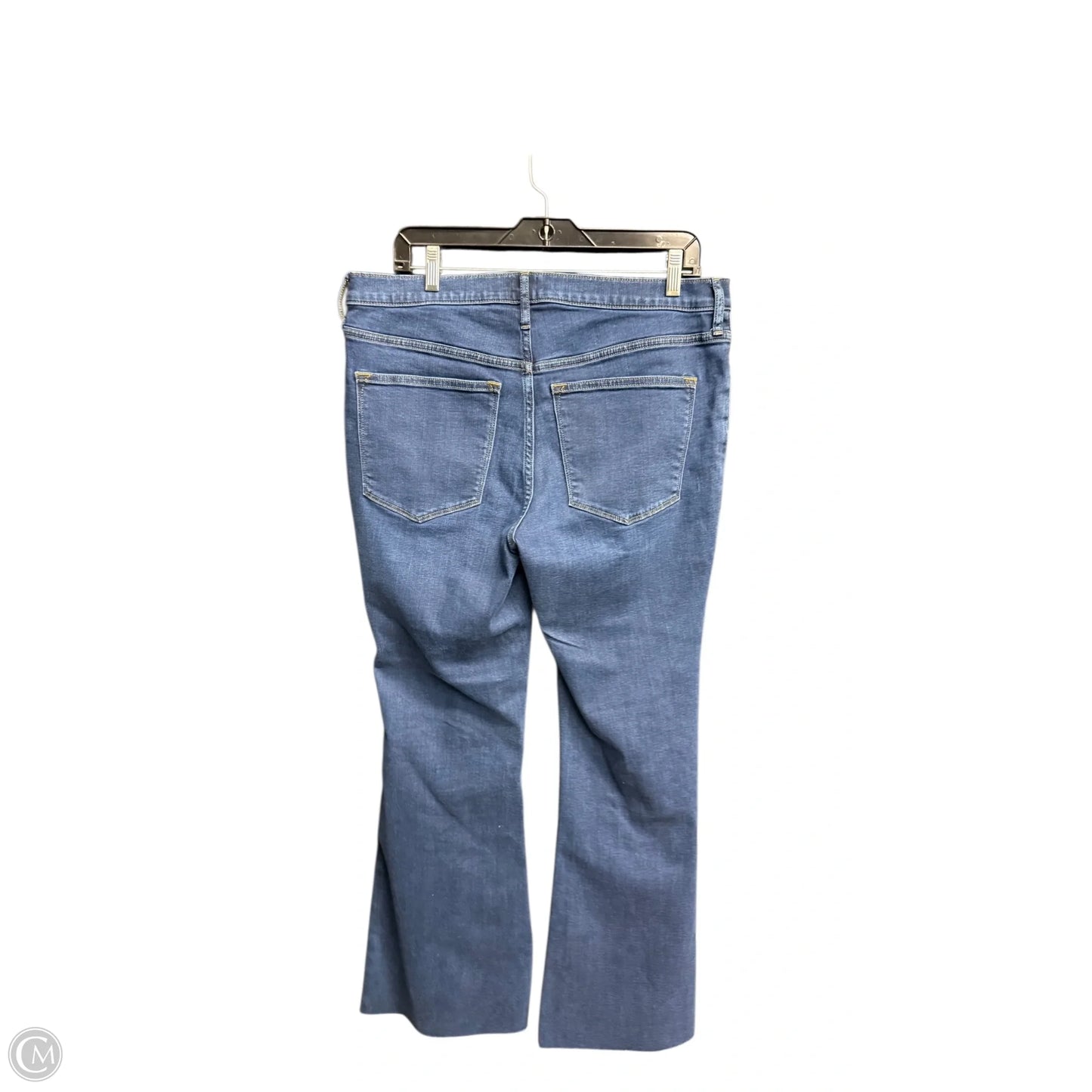 Jeans Flared By J. Crew In Blue Denim, Size: 8