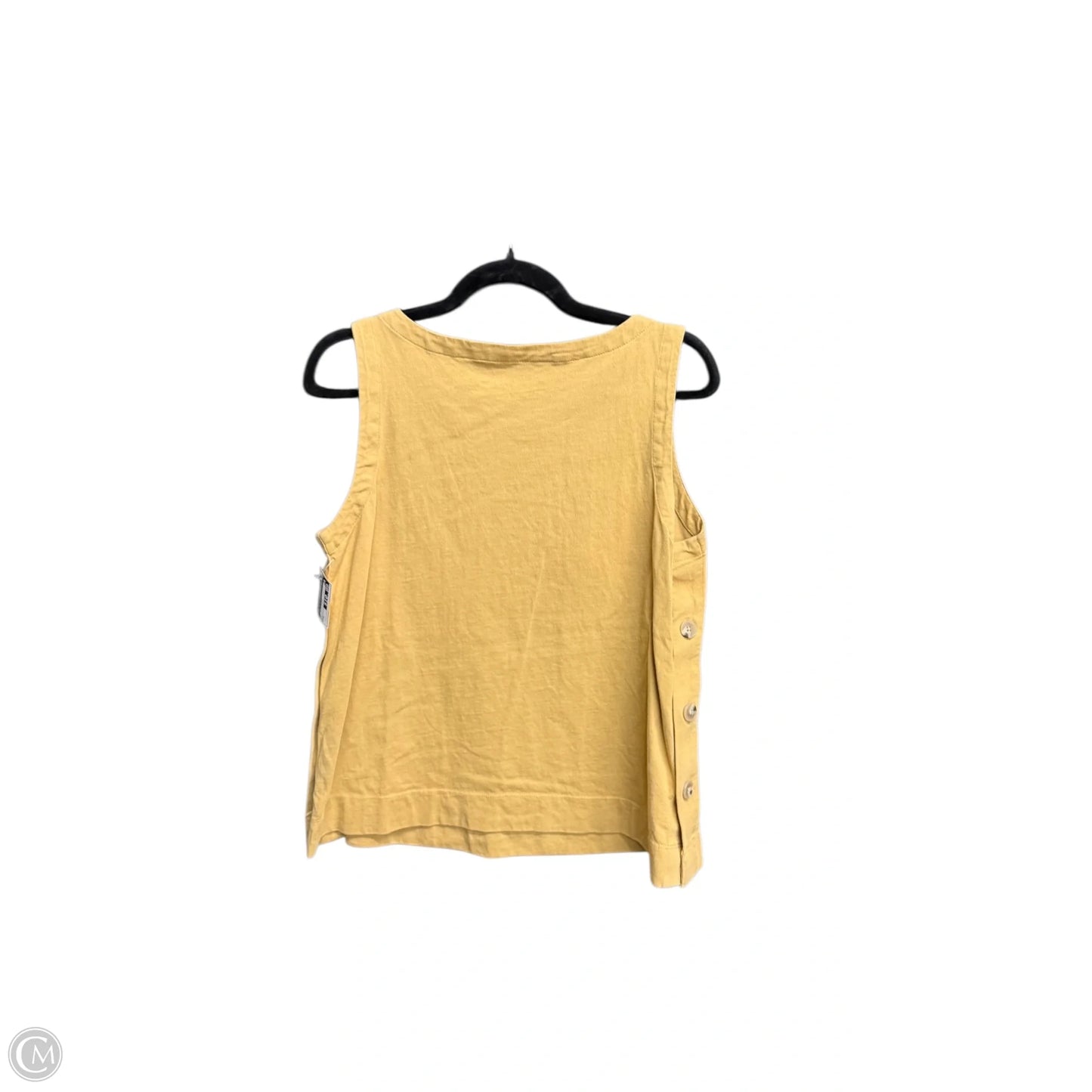 Top Sleeveless By Loft In Tan, Size: M