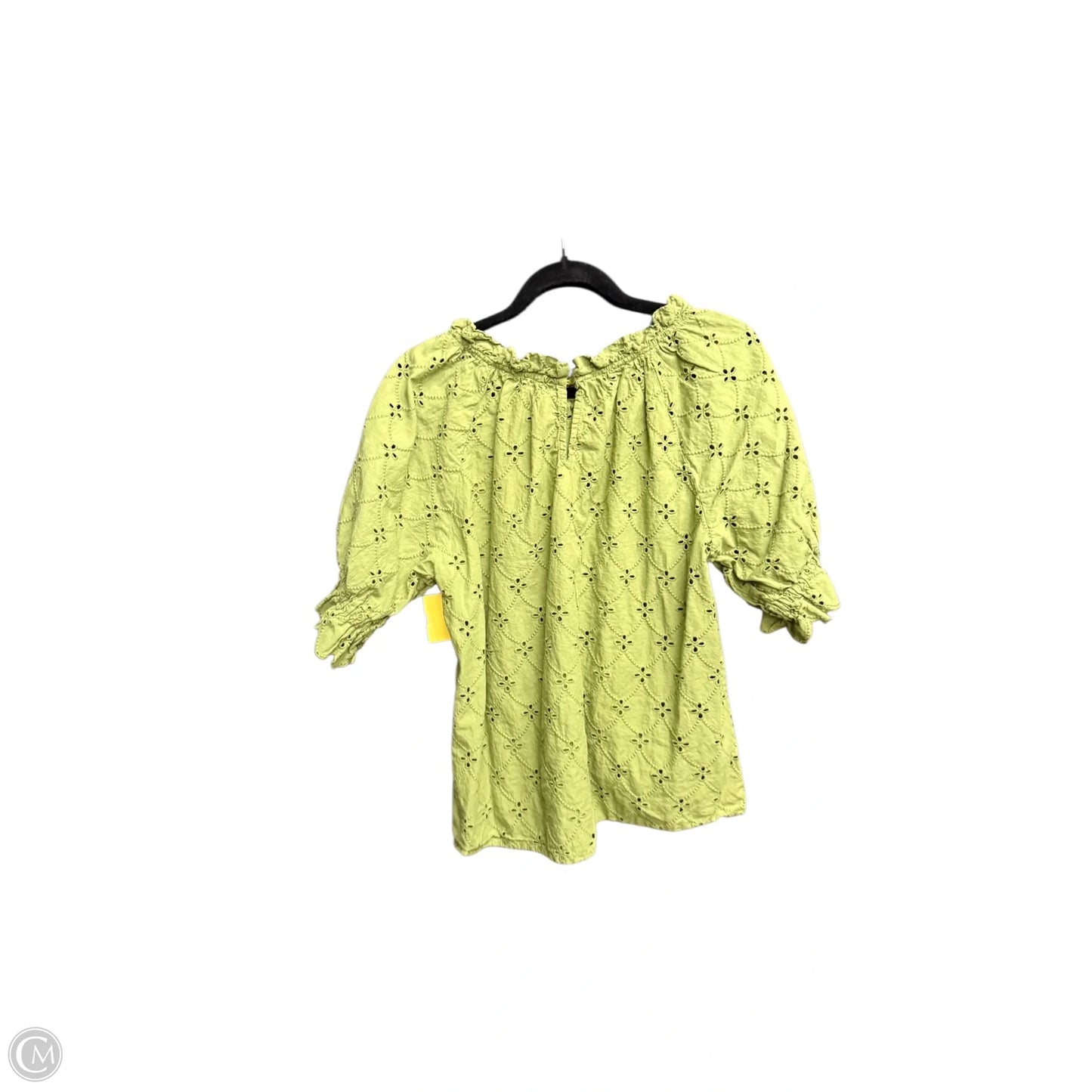Top Short Sleeve By Clothes Mentor In Green, Size: M