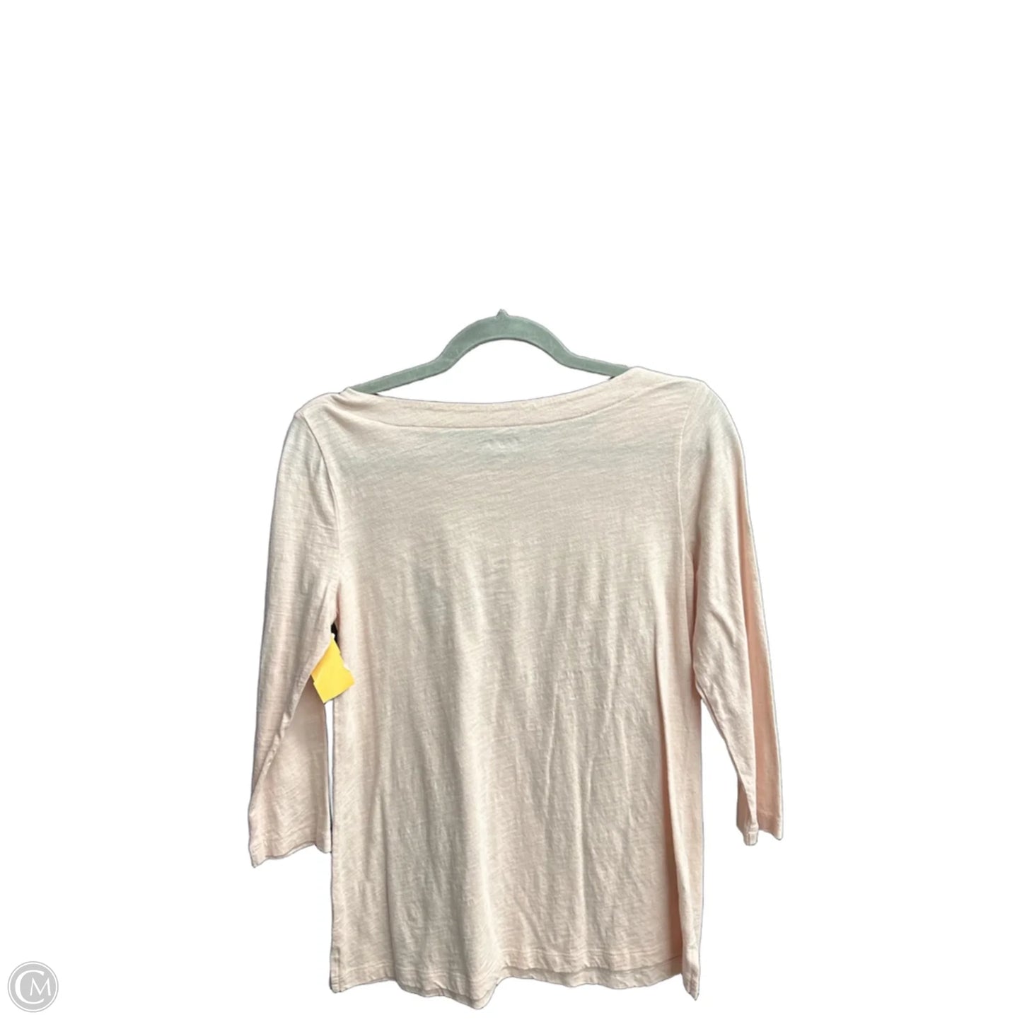 Top 3/4 Sleeve By Loft In Pink, Size: M