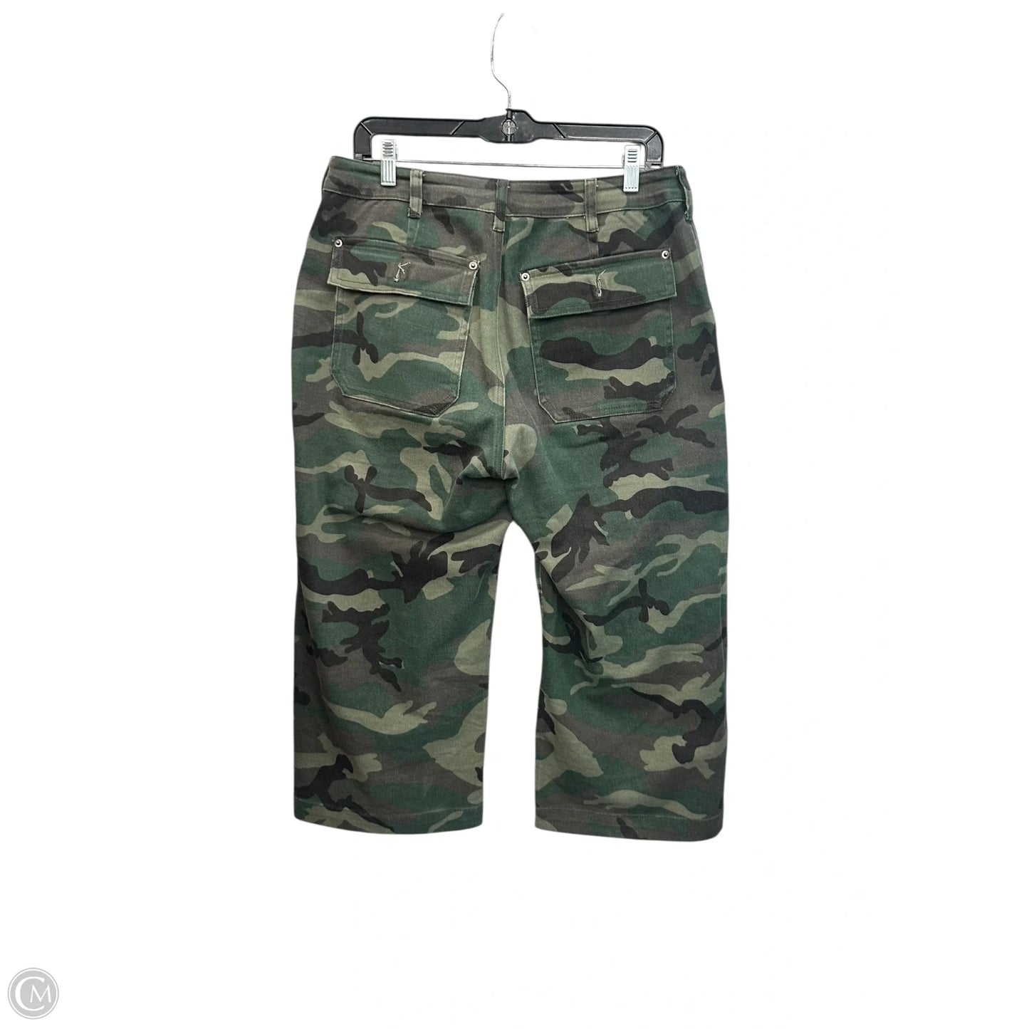 Jeans Wide Leg By Clothes Mentor In Camouflage Print, Size: 12