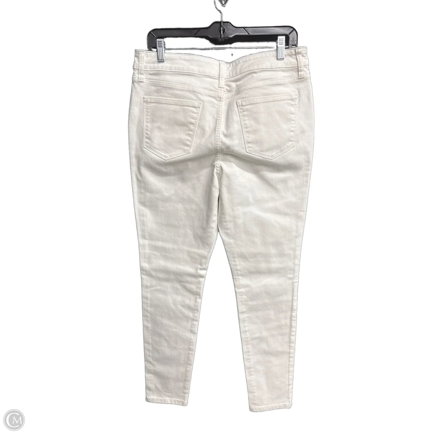 Jeans Skinny By St Johns Bay In White Denim, Size: 10
