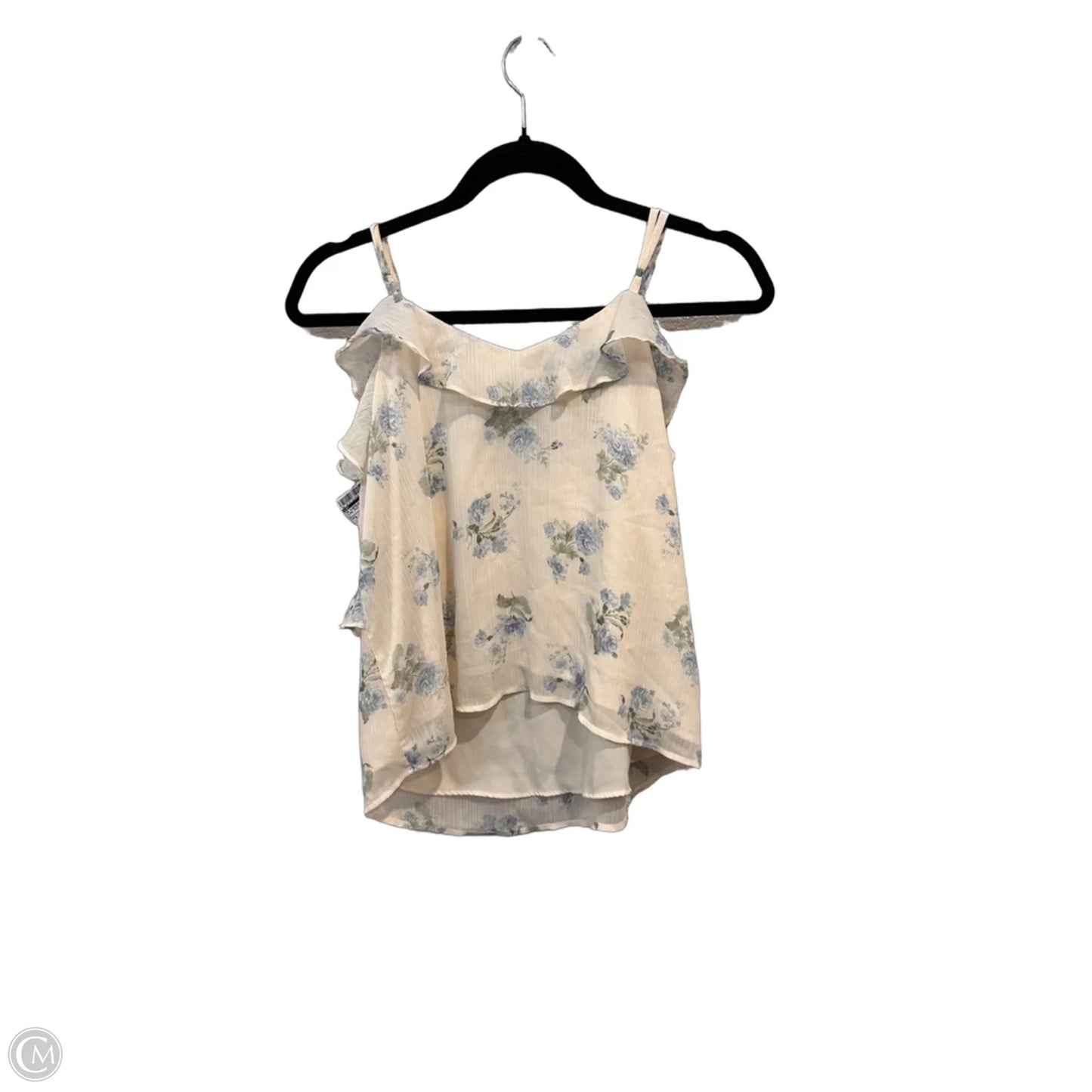 Top Sleeveless By Loft In Floral Print, Size: S